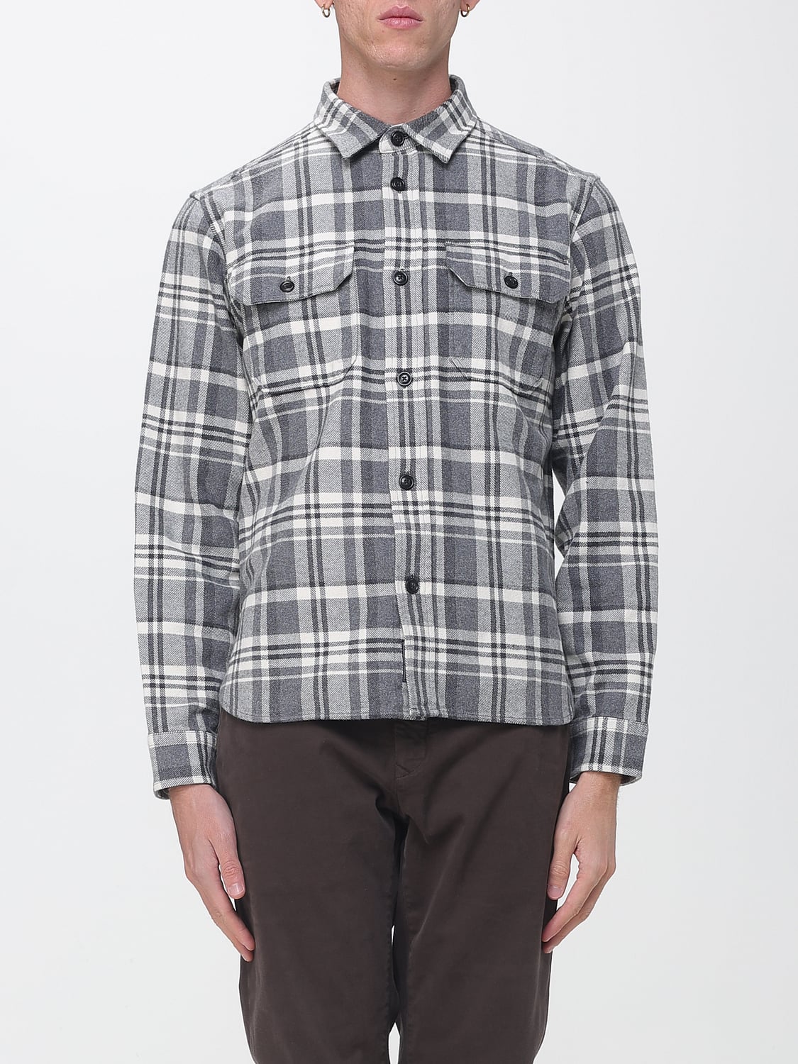WOOLRICH CAMICIA: Camicia uomo Woolrich, Grigio - Img 1