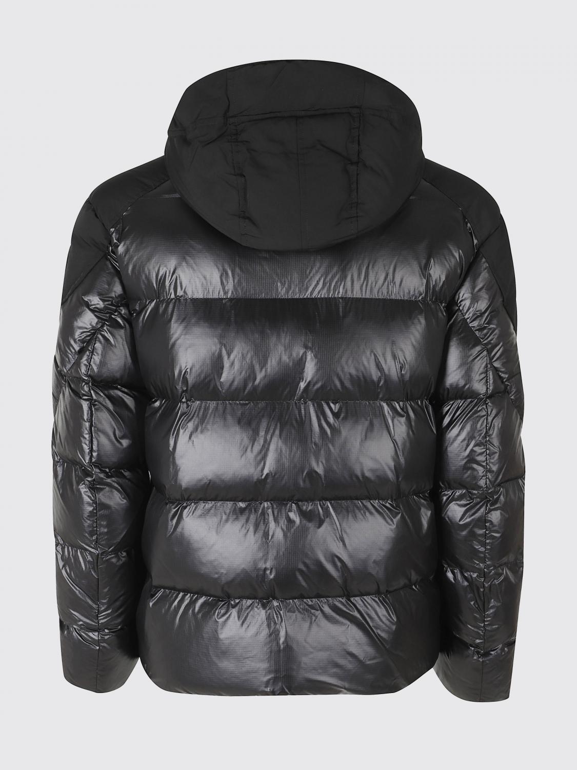 BLAUER GIACCA: Piumino Blauer in nylon trapuntato con cappuccio e coulisse, Nero - Img 3