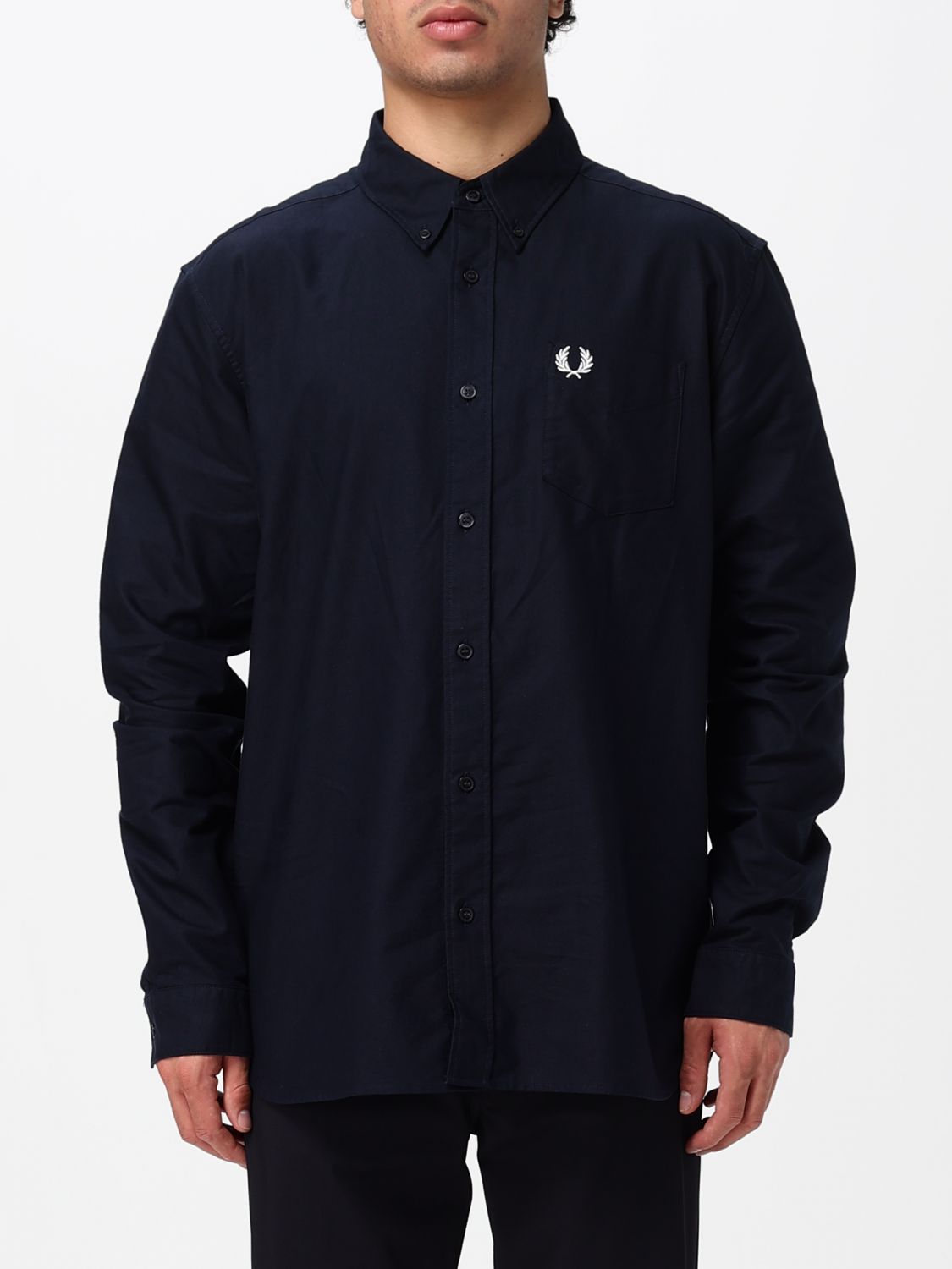 FRED PERRY SHIRT: Shirt men Fred Perry, Navy - Img 1
