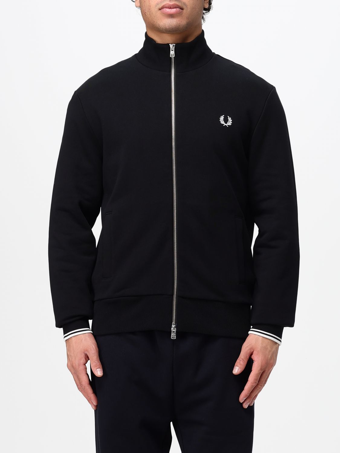FRED PERRY SWEATER: Sweater men Fred Perry, Black - Img 1