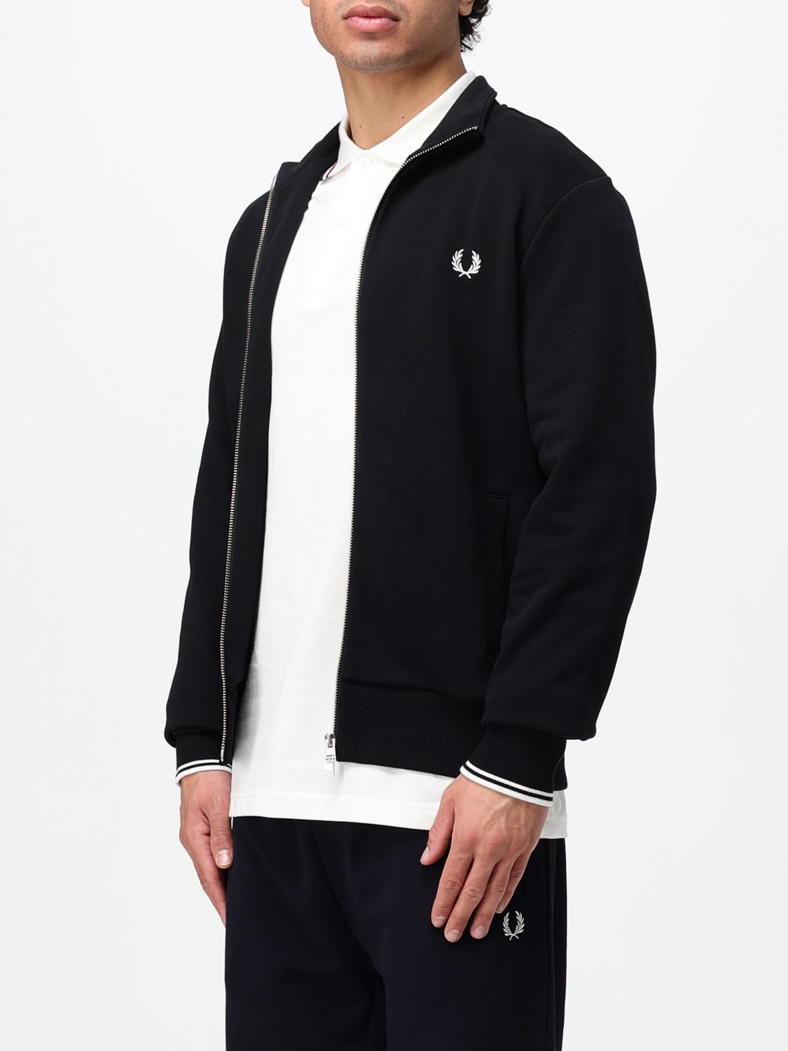 FRED PERRY SWEATER: Sweater men Fred Perry, Black - Img 3