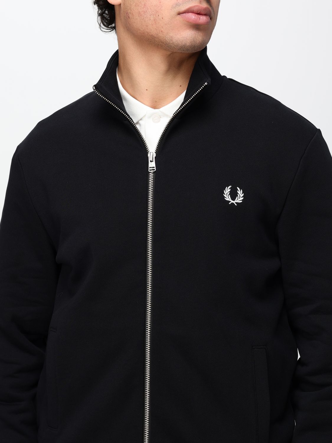 FRED PERRY SWEATER: Sweater men Fred Perry, Black - Img 4