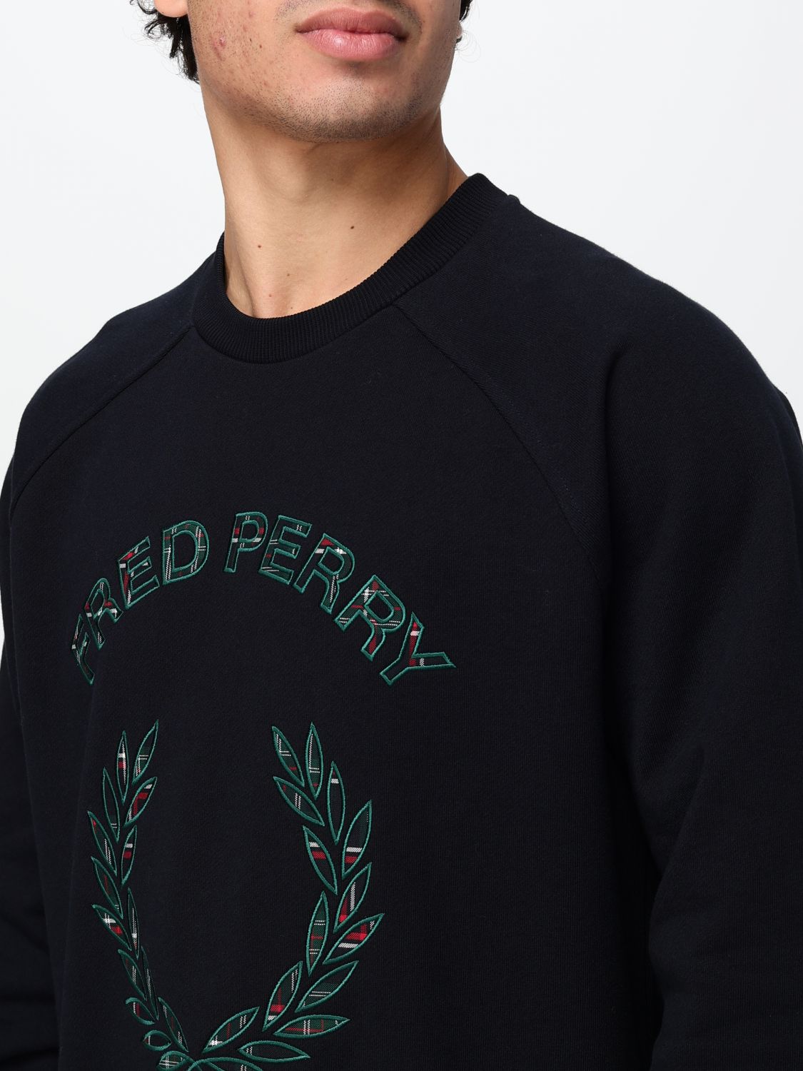 FRED PERRY SWEATSHIRT: Sweatshirt men Fred Perry, Navy - Img 3