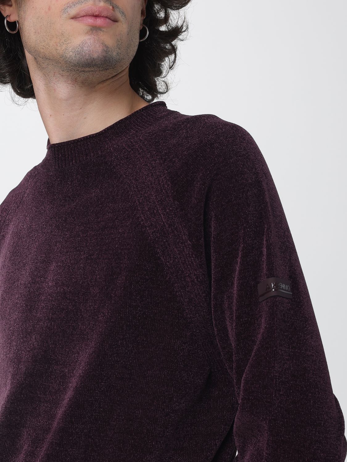 HESKIMO SWEATER: Sweater men Heskimo, Burgundy - Img 3