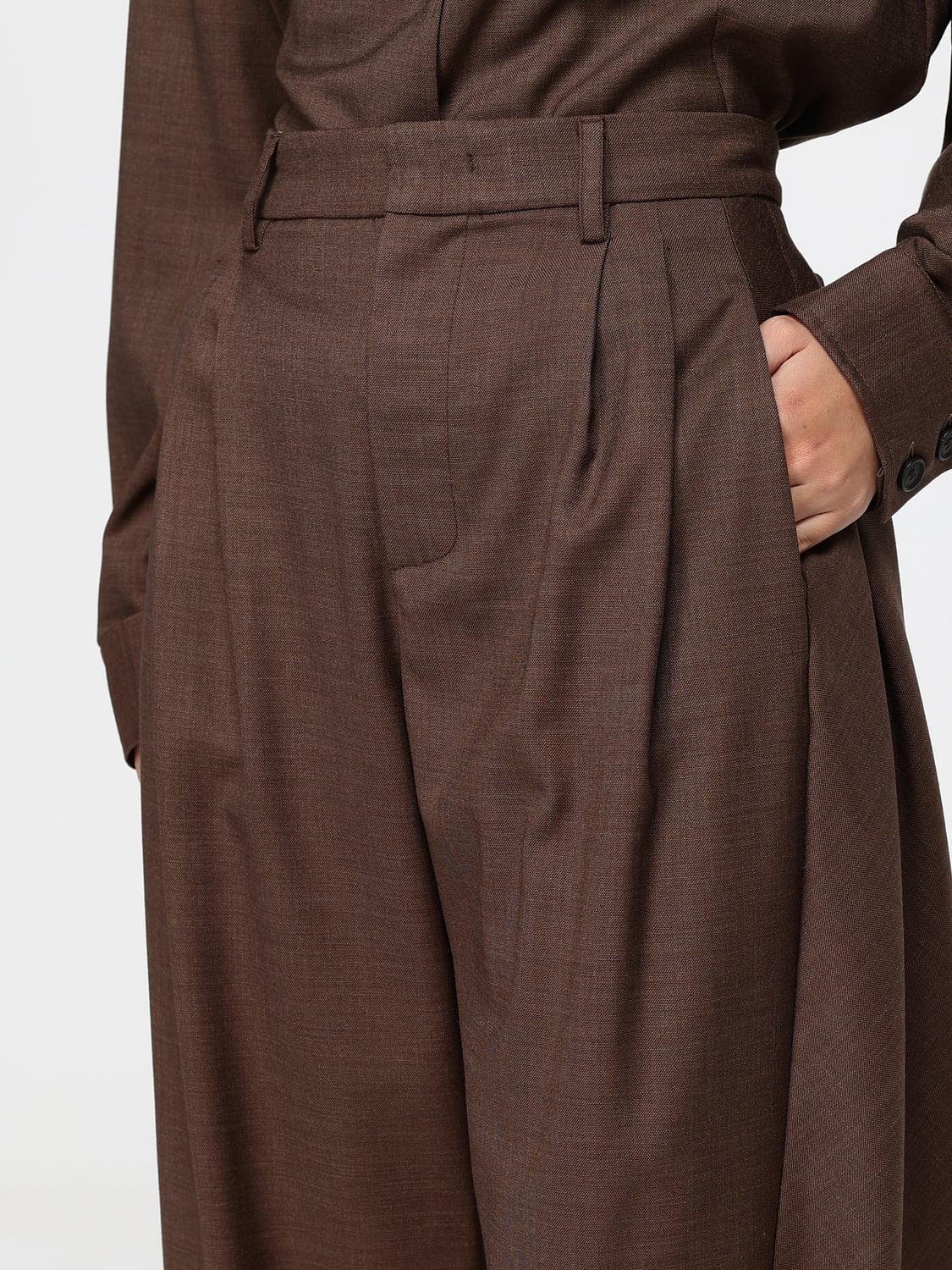 MEIMEIJ PANTALONES: Pantalones mujer Meimeij, Marrón - Img 3