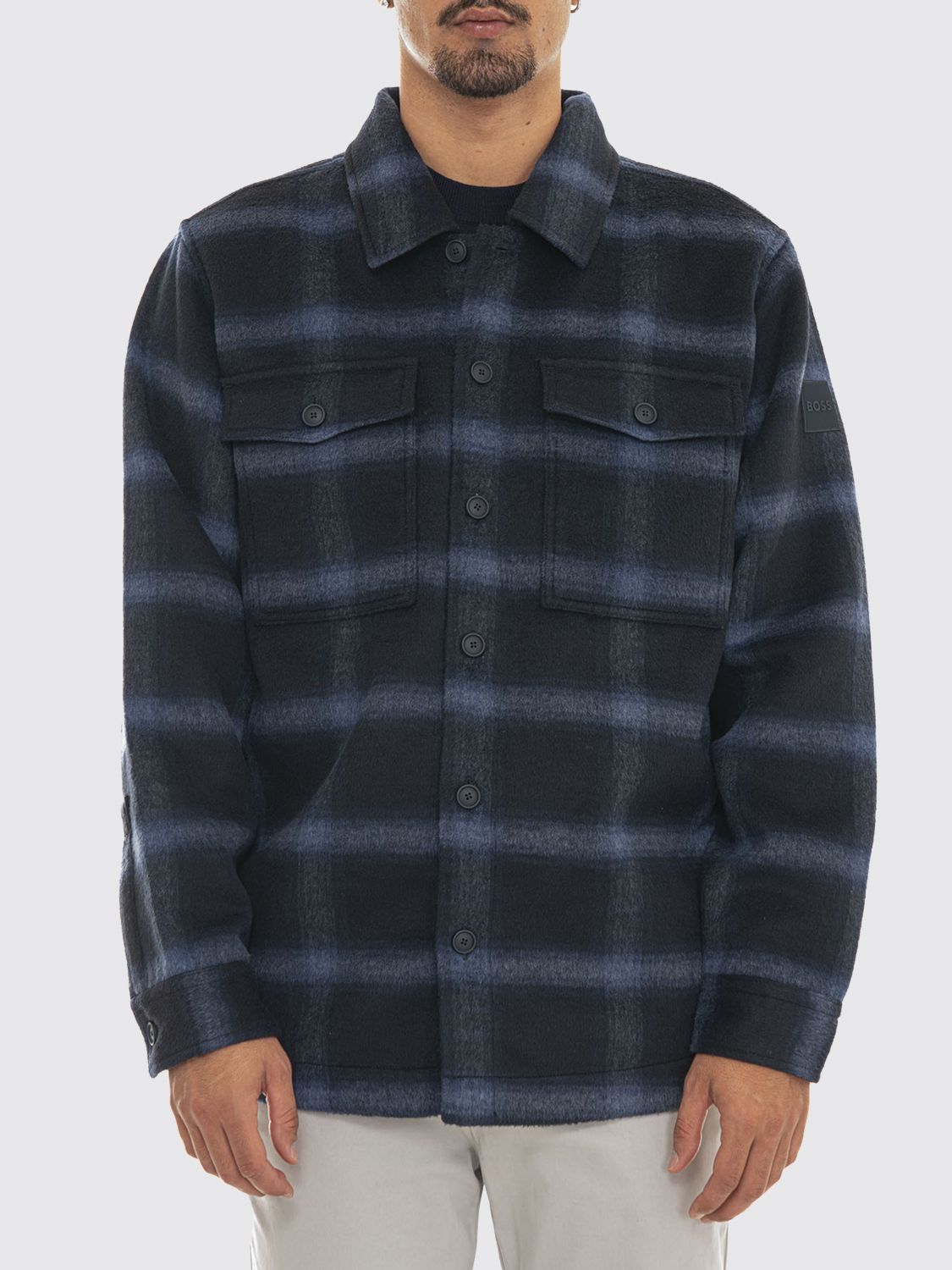 BOSS CAMICIA: Camicia uomo Boss, Blue - Img 1