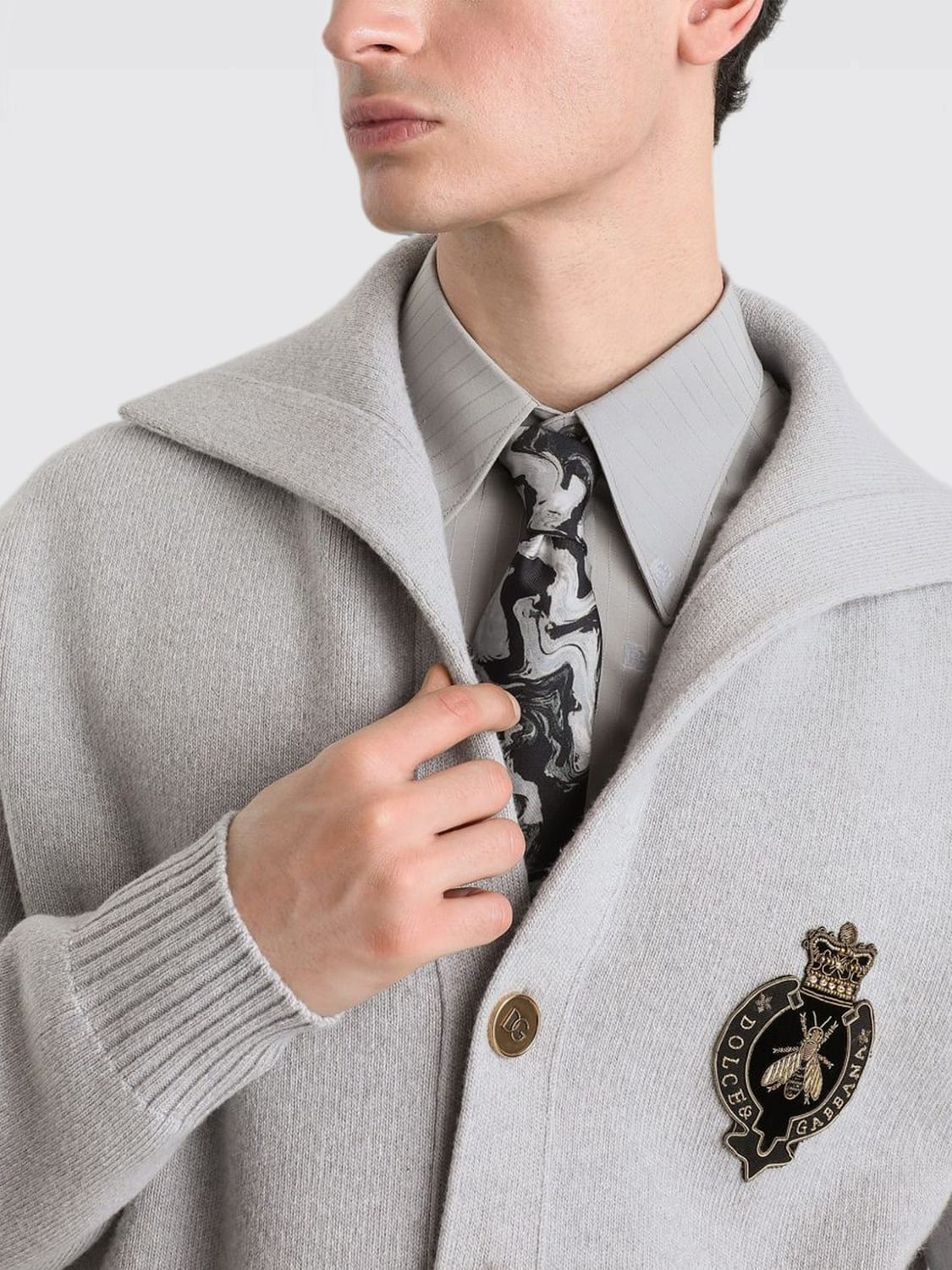 DOLCE & GABBANA SWEATSHIRT: Sweatshirt men Dolce & Gabbana, Grey - Img 4