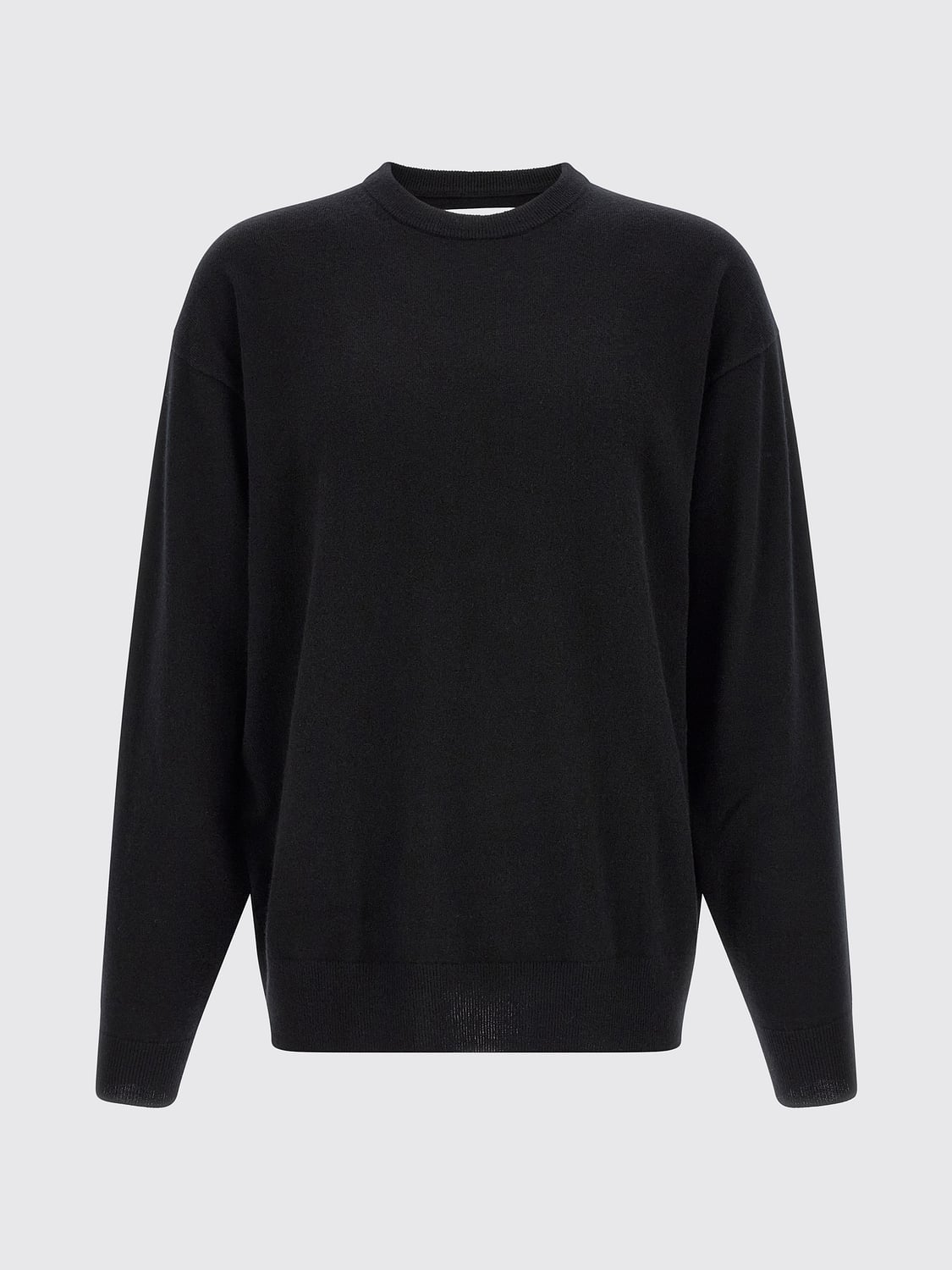 EXTREME CASHMERE PULL: Pull Extreme Cashmere à col rond en pur cachemire avec épaules tombantes, Noir - Img 2