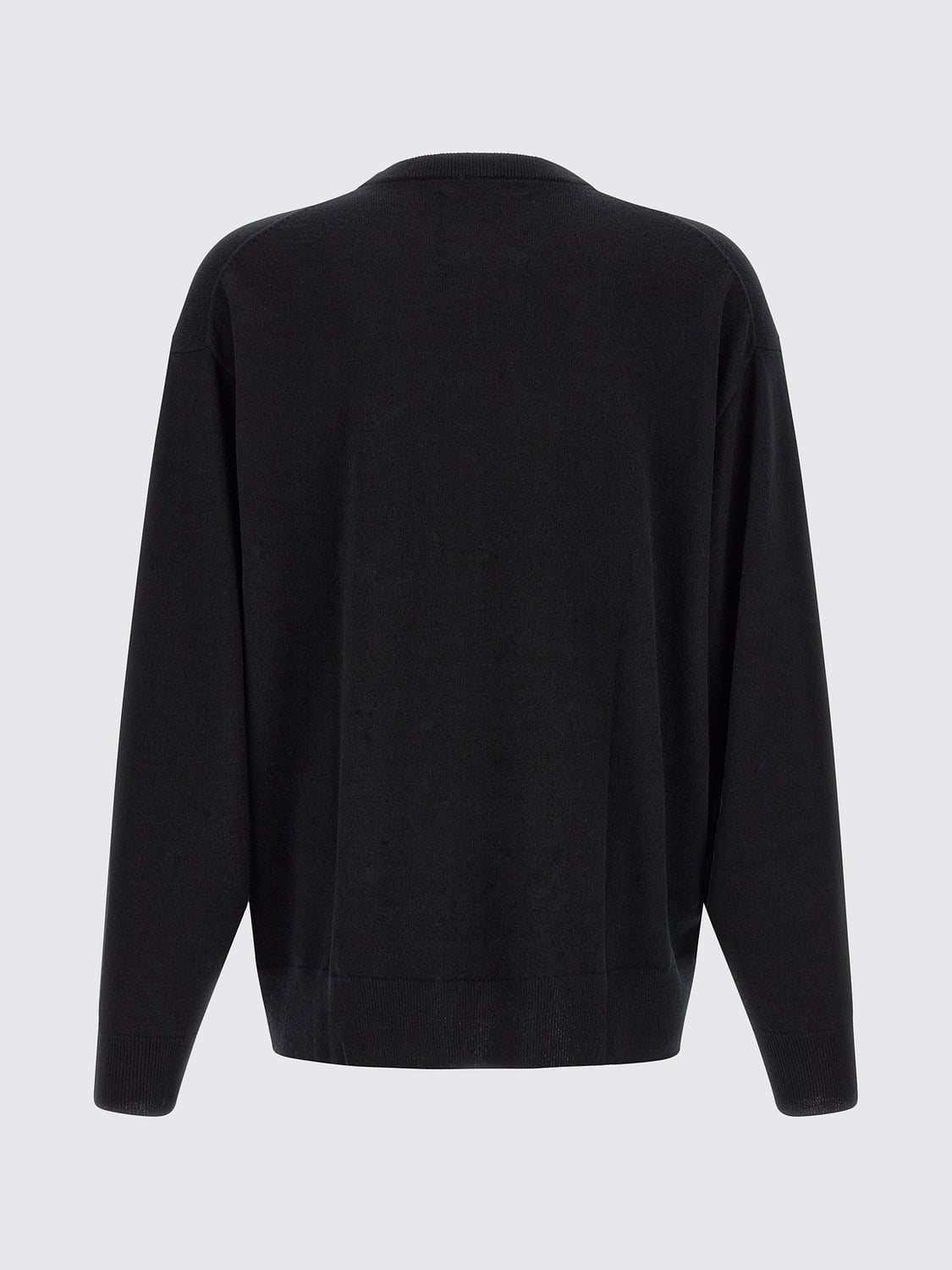 EXTREME CASHMERE PULL: Pull Extreme Cashmere à col rond en pur cachemire avec épaules tombantes, Noir - Img 3