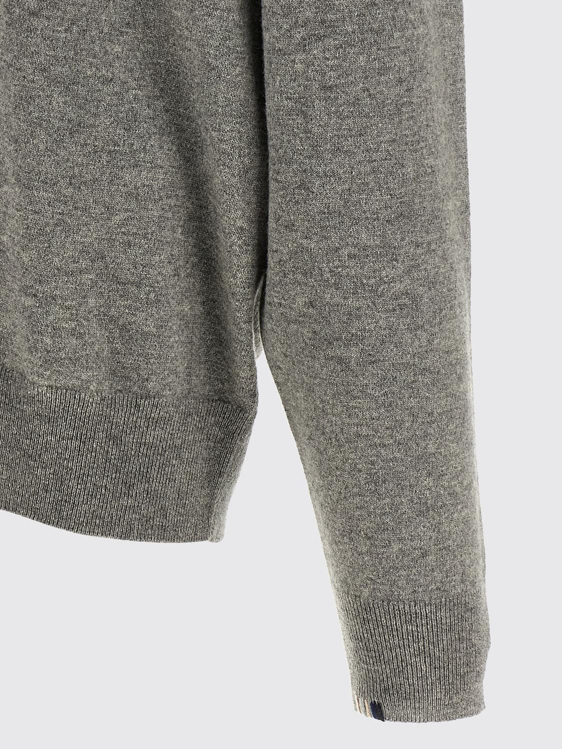 EXTREME CASHMERE PULL: Pull Extreme Cashmere à col rond en pur cachemire avec épaules tombantes, Gris - Img 4