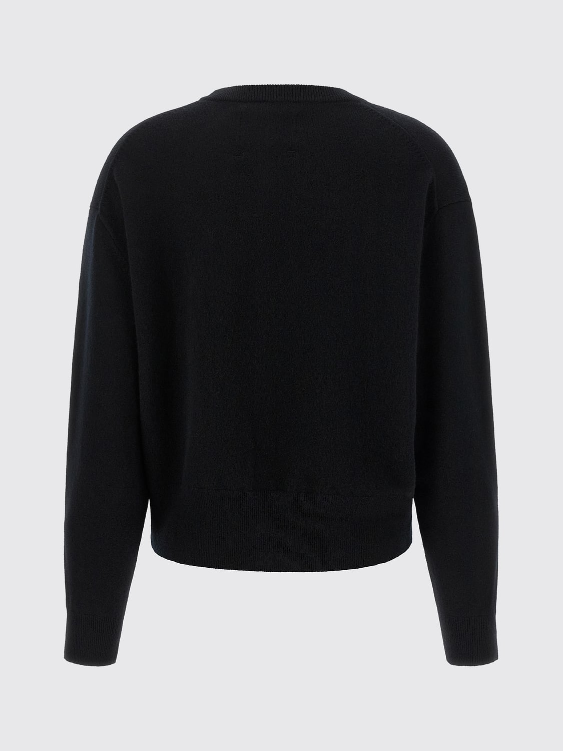 EXTREME CASHMERE JERSEY: Cárdigan de cuello redondo Extreme Cashmere en mezcla de cachemira con hombros caídos, Negro - Img 3
