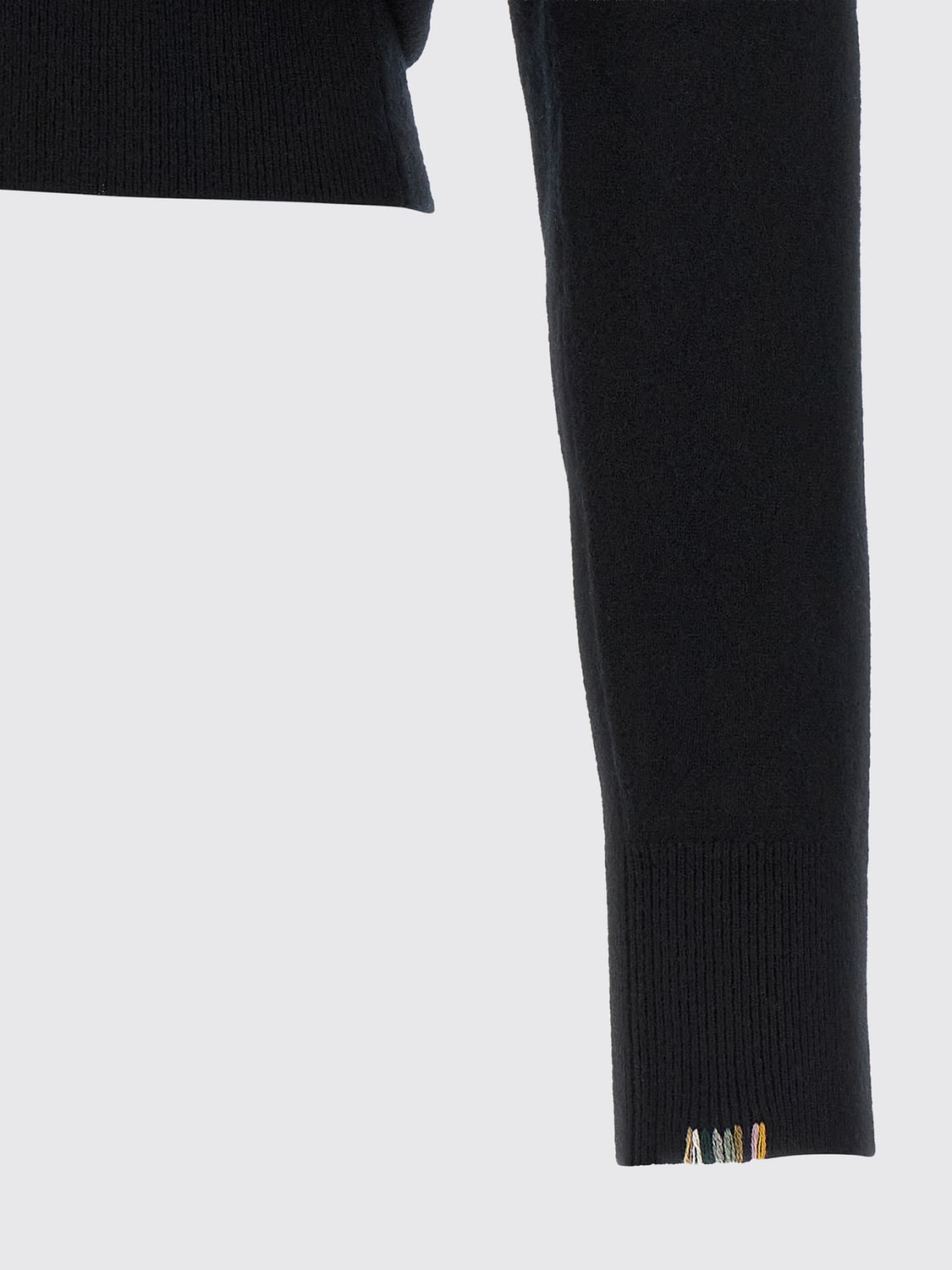 EXTREME CASHMERE JERSEY: Cárdigan tipo bata Extreme Cashmere de cachemira con cuello de pico y lazo en la cintura, Negro - Img 4