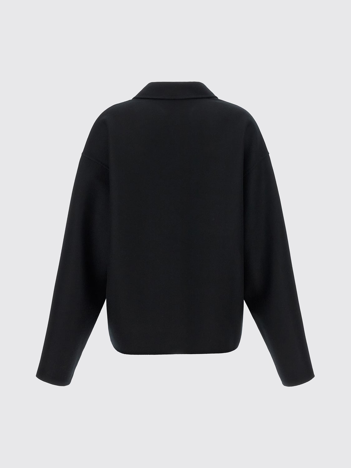 EXTREME CASHMERE MAGLIA: Maglia con scollo a V Extreme Cashmere in misto lana e cashmere con spalle cadute, Nero - Img 3