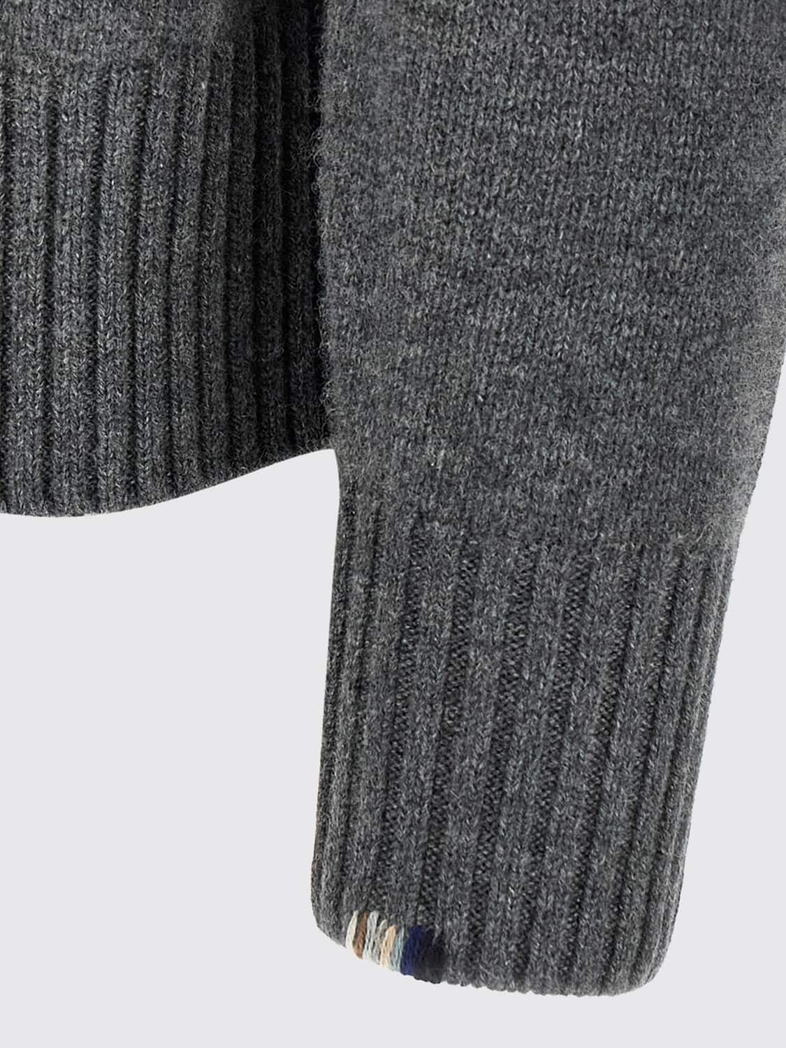 EXTREME CASHMERE 스웨터: EXTREME CASHMERE 퓨어 캐시미어 크루넥 스웨터 (골지 트리밍), 그레이 - Img 4