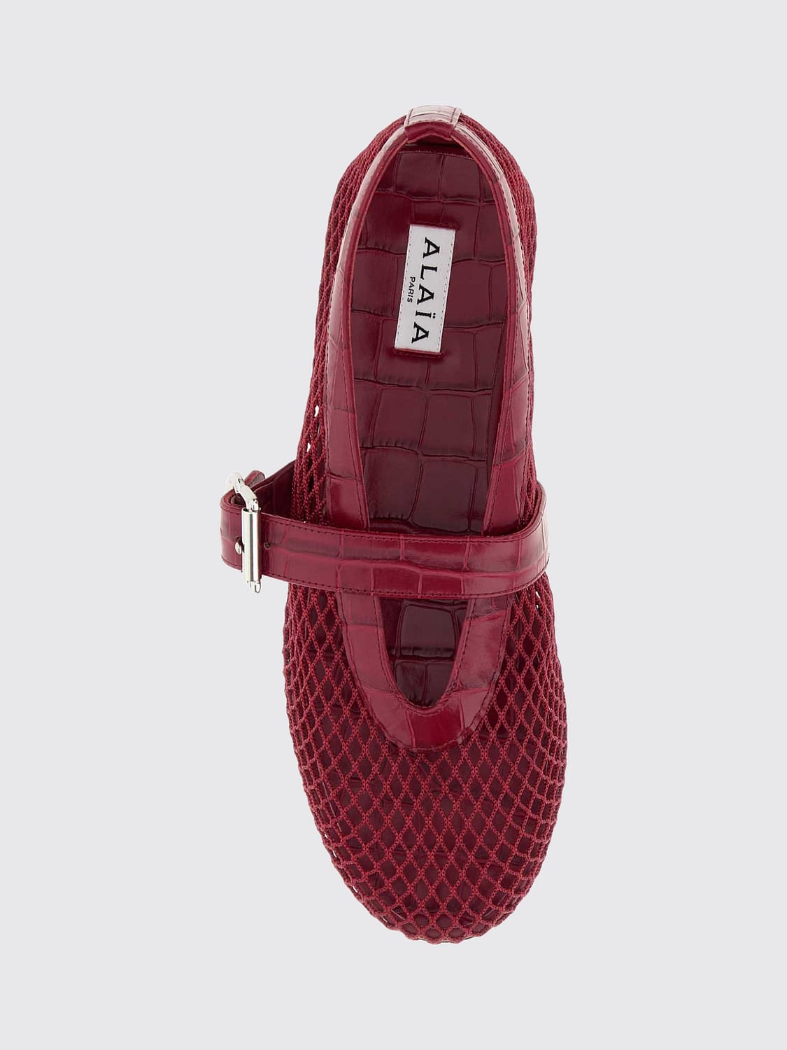 ALAÏA バレリーナシューズ: バレリーナシューズ レディース AlaÏa, バーガンディー - Img 3