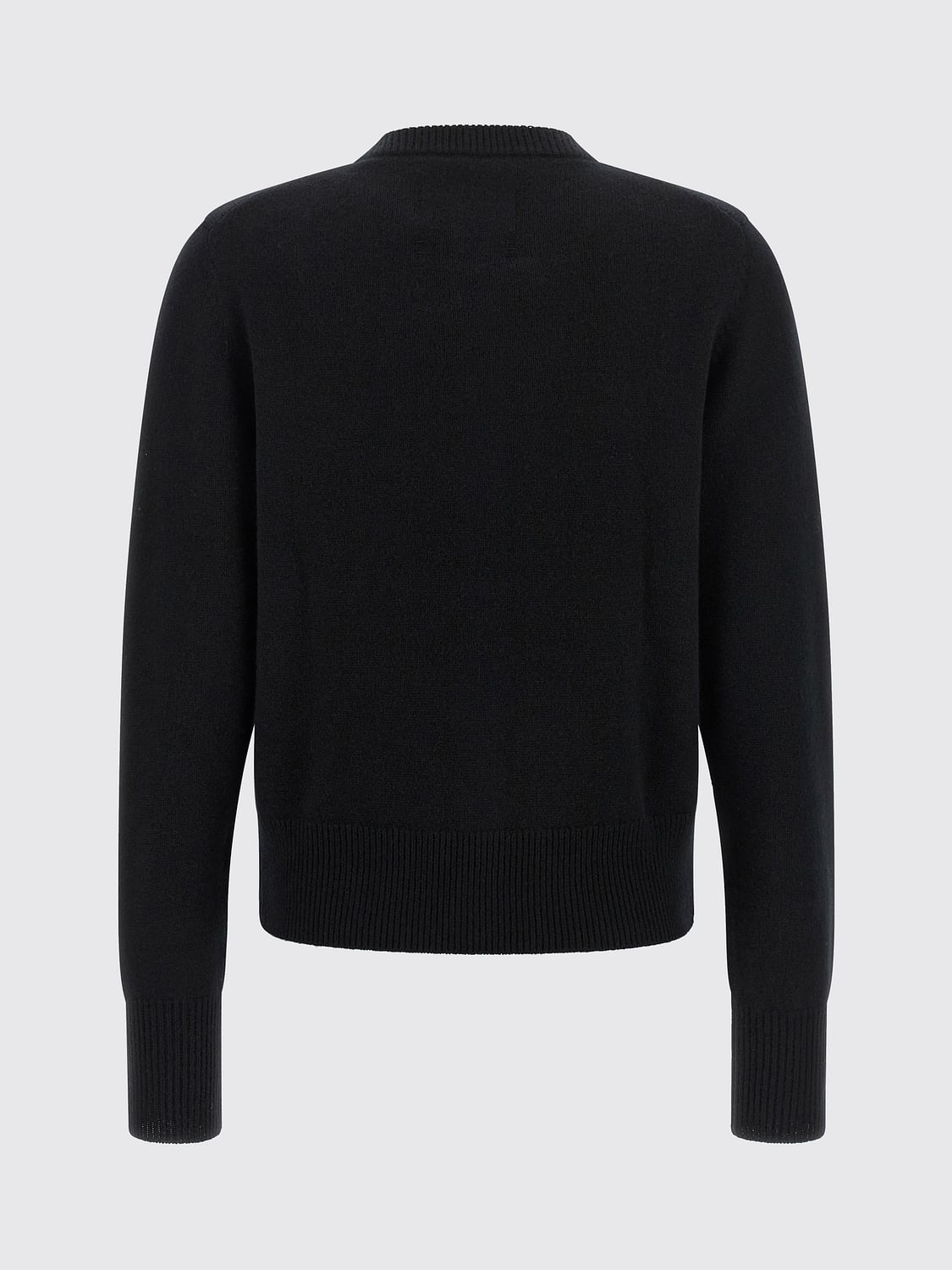 EXTREME CASHMERE PULLOVER: Geknöpfter Kaschmir-Cardigan mit Rundhalsausschnitt von Extreme Cashmere, Schwarz - Img 3