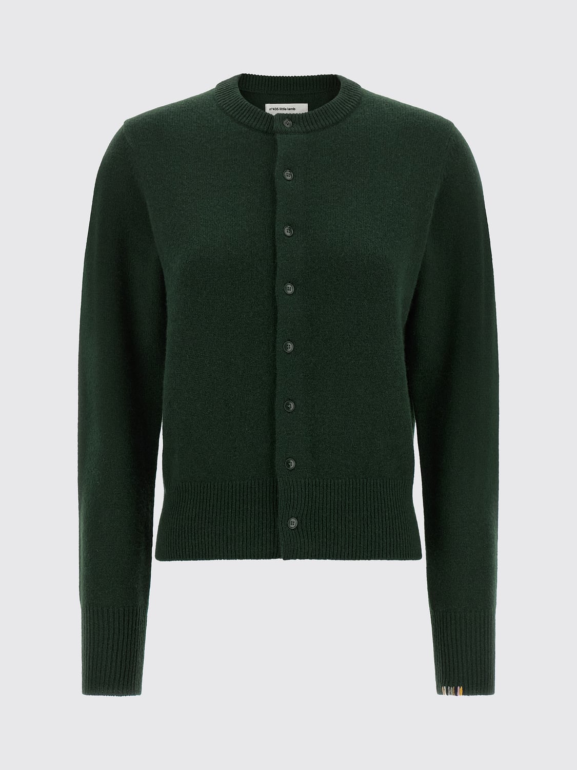 EXTREME CASHMERE PULL: Cardigan à col rond boutonné Extreme Cashmere en pur cachemire, Vert - Img 2