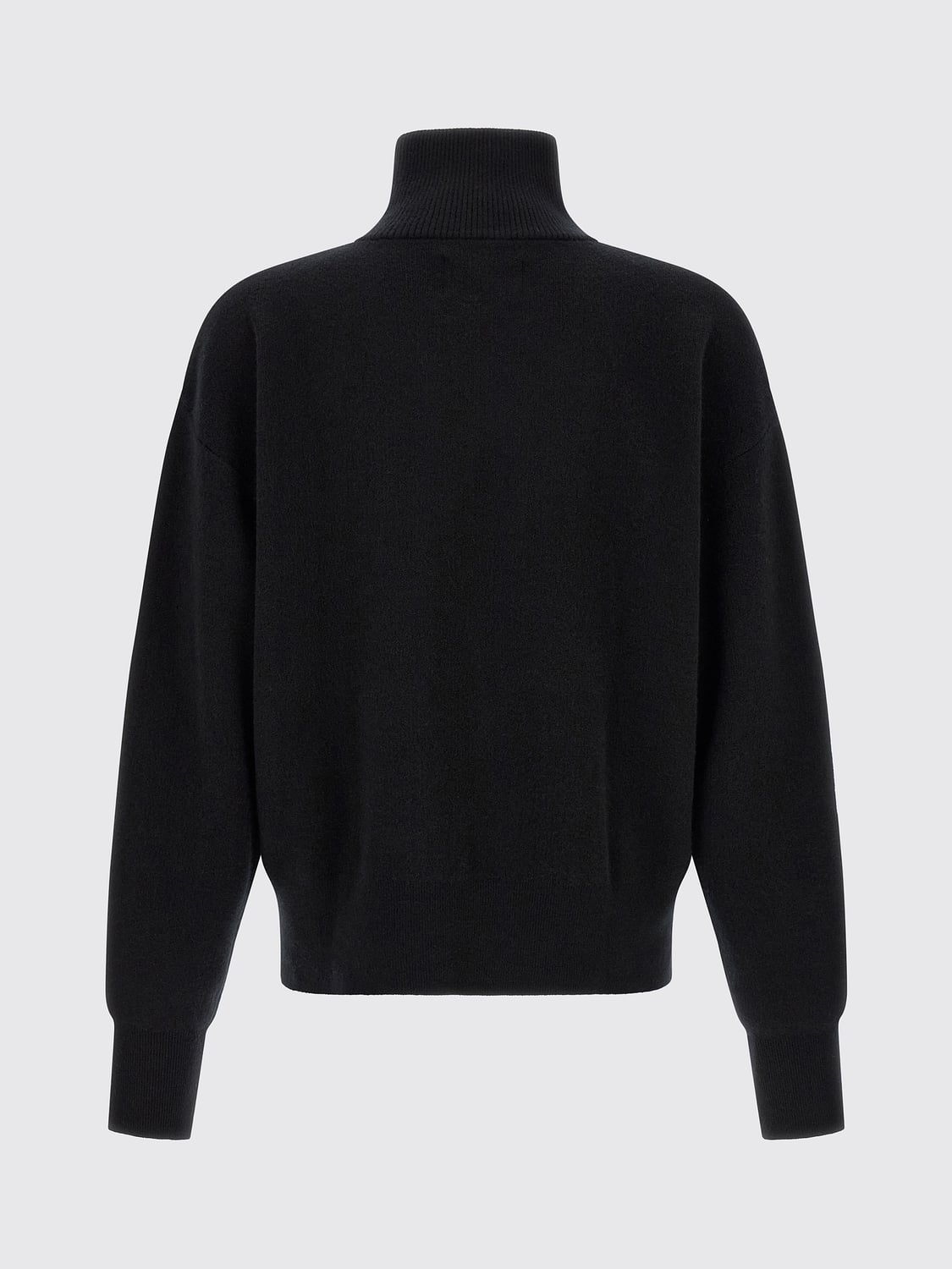 EXTREME CASHMERE PULLOVER: Kaschmir-Cardigan mit Reißverschluss und Rollkragen von Extreme Cashmere, Schwarz - Img 3