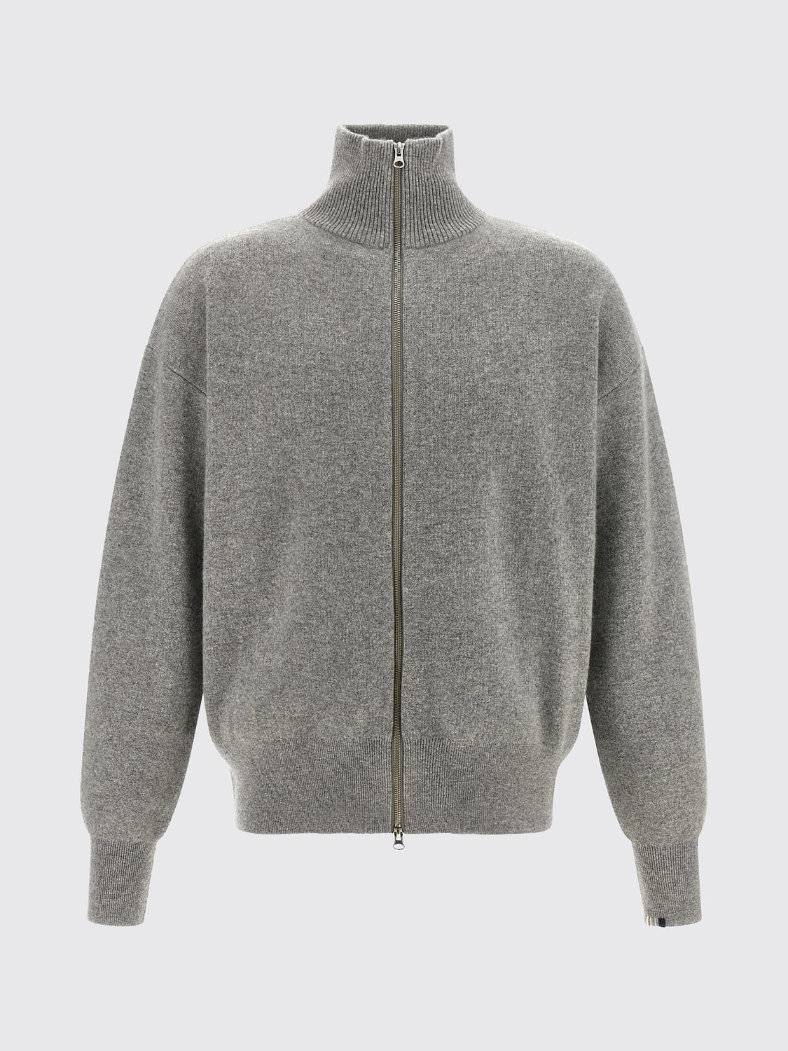 EXTREME CASHMERE PULL: Cardigan zippé à col roulé Extreme Cashmere en cachemire, Gris - Img 2