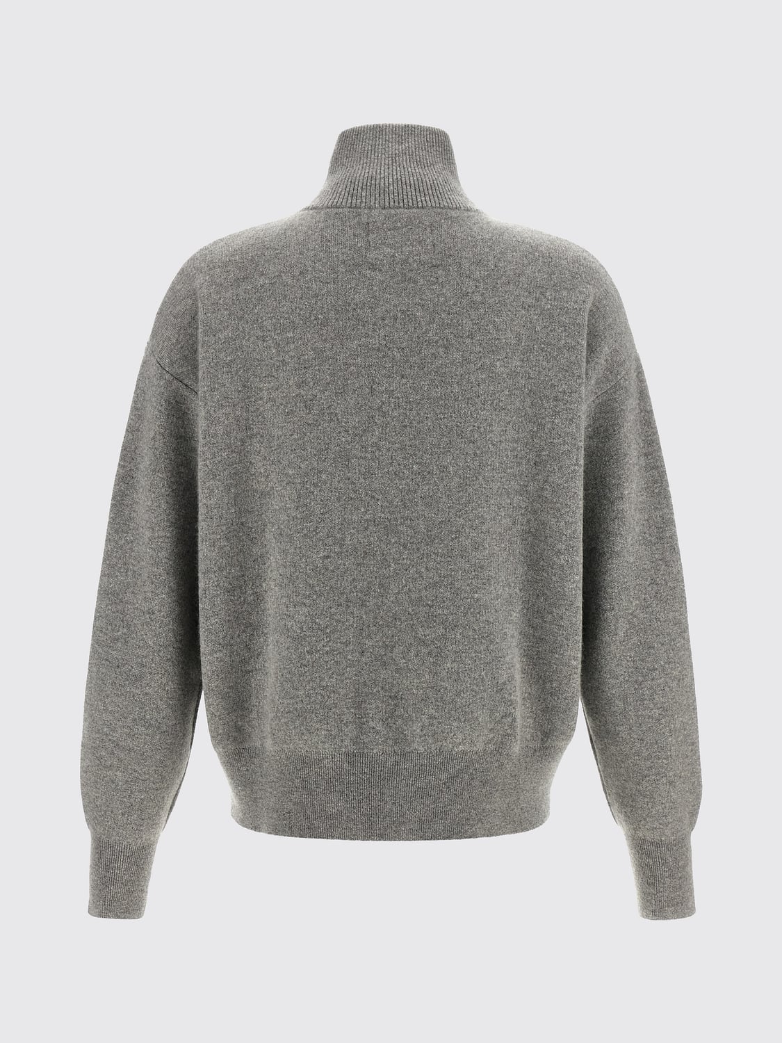 EXTREME CASHMERE PULL: Cardigan zippé à col roulé Extreme Cashmere en cachemire, Gris - Img 3