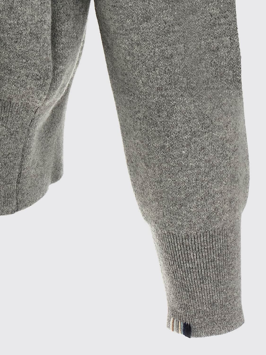 EXTREME CASHMERE PULL: Cardigan zippé à col roulé Extreme Cashmere en cachemire, Gris - Img 4