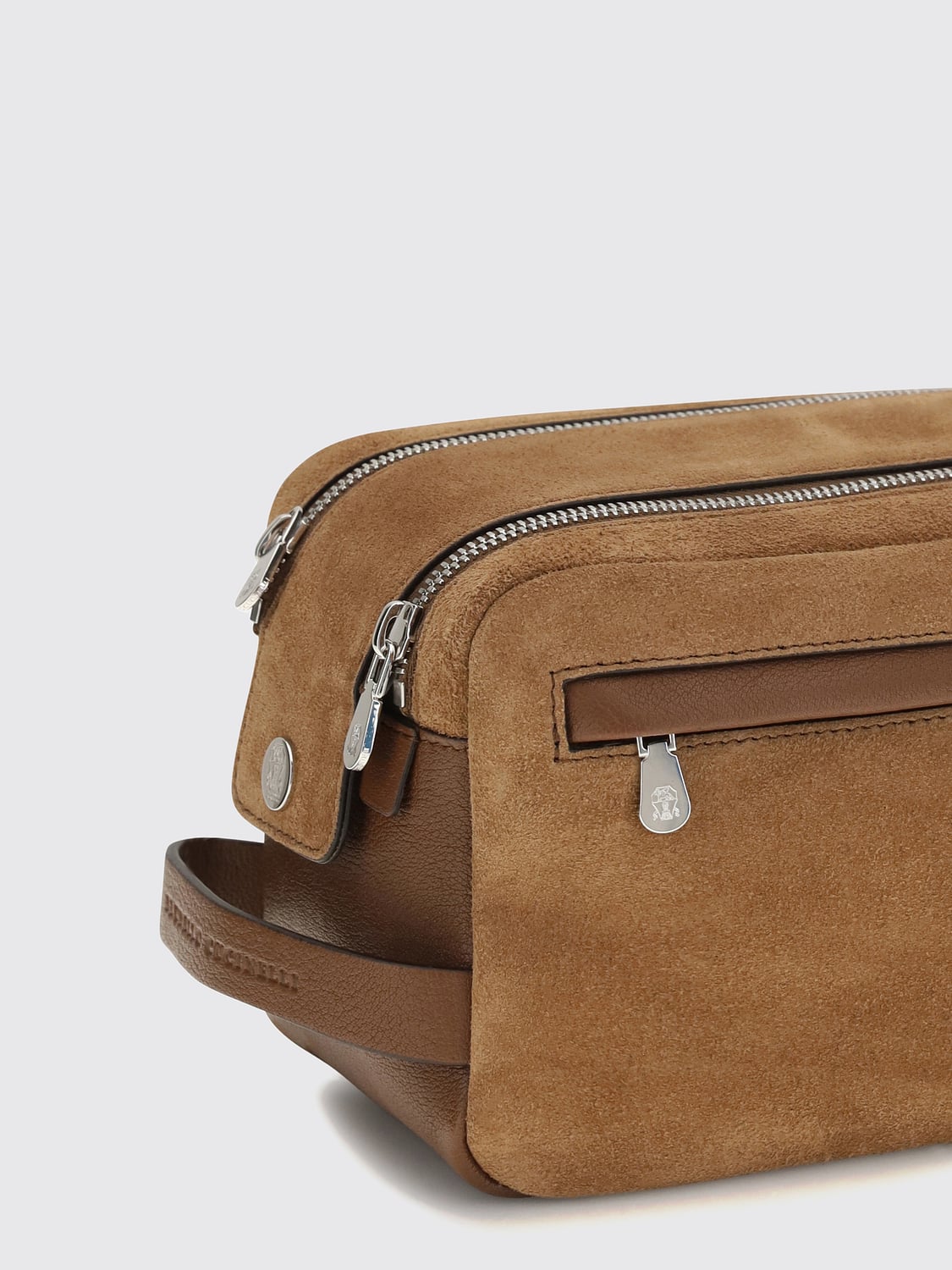 BRUNELLO CUCINELLI BORSA: Borsa uomo Brunello Cucinelli, Nocciola - Img 4