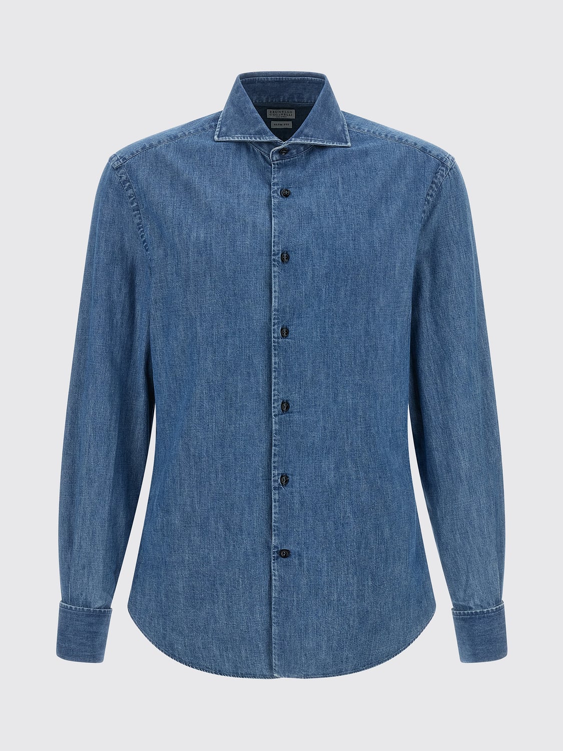 BRUNELLO CUCINELLI HEMD: Hemd herren Brunello Cucinelli, Blau - Img 2