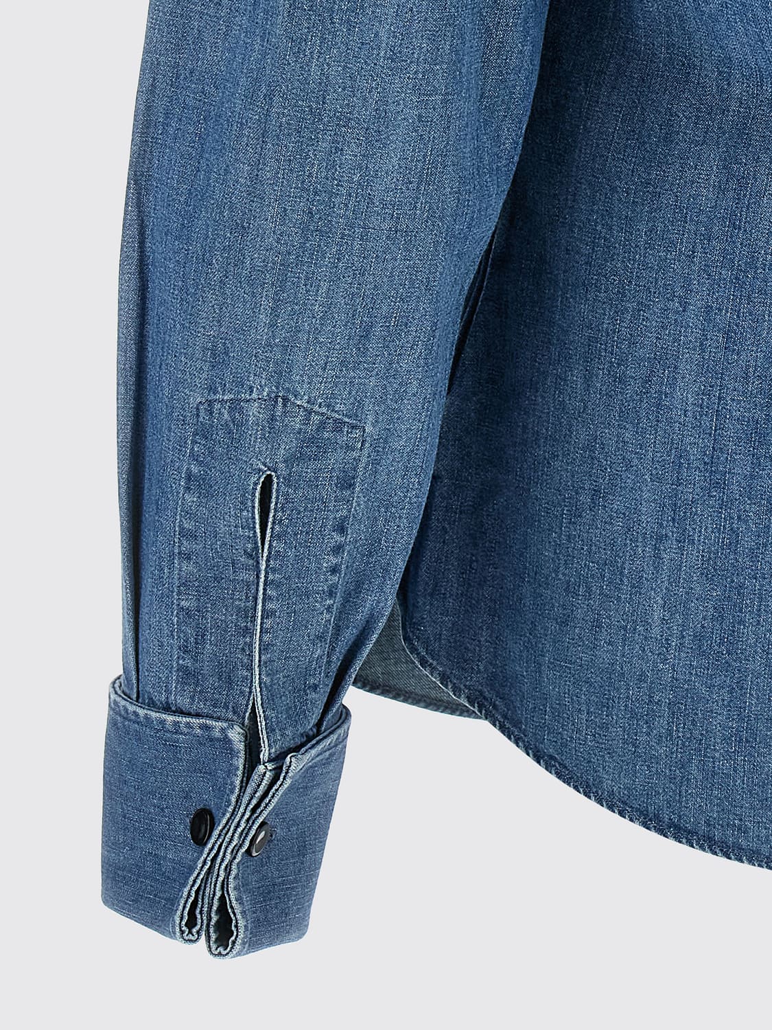 BRUNELLO CUCINELLI HEMD: Hemd herren Brunello Cucinelli, Blau - Img 4