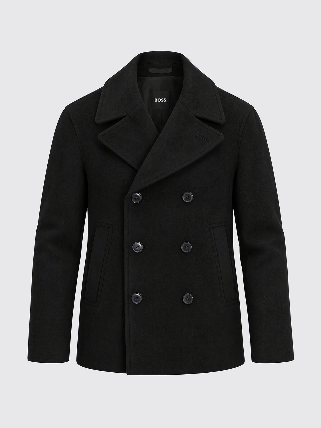 HUGO COAT: Coat men Hugo, Black - Img 2