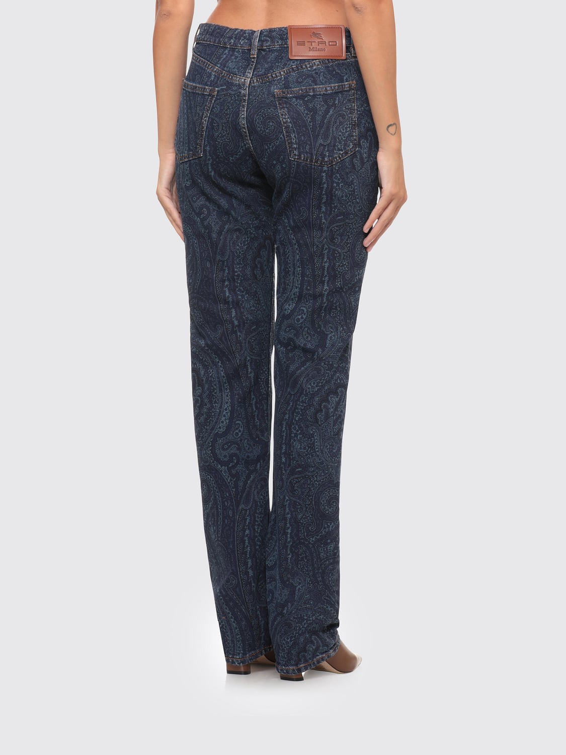ETRO VAQUEROS: Vaqueros mujer Etro, Azul Oscuro - Img 2