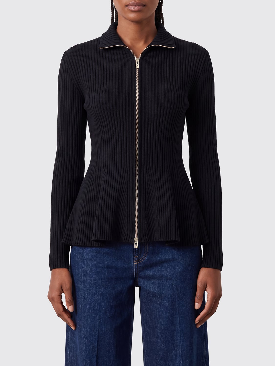 ALAÏA JERSEY: Jersey mujer AlaÏa, Negro - Img 1