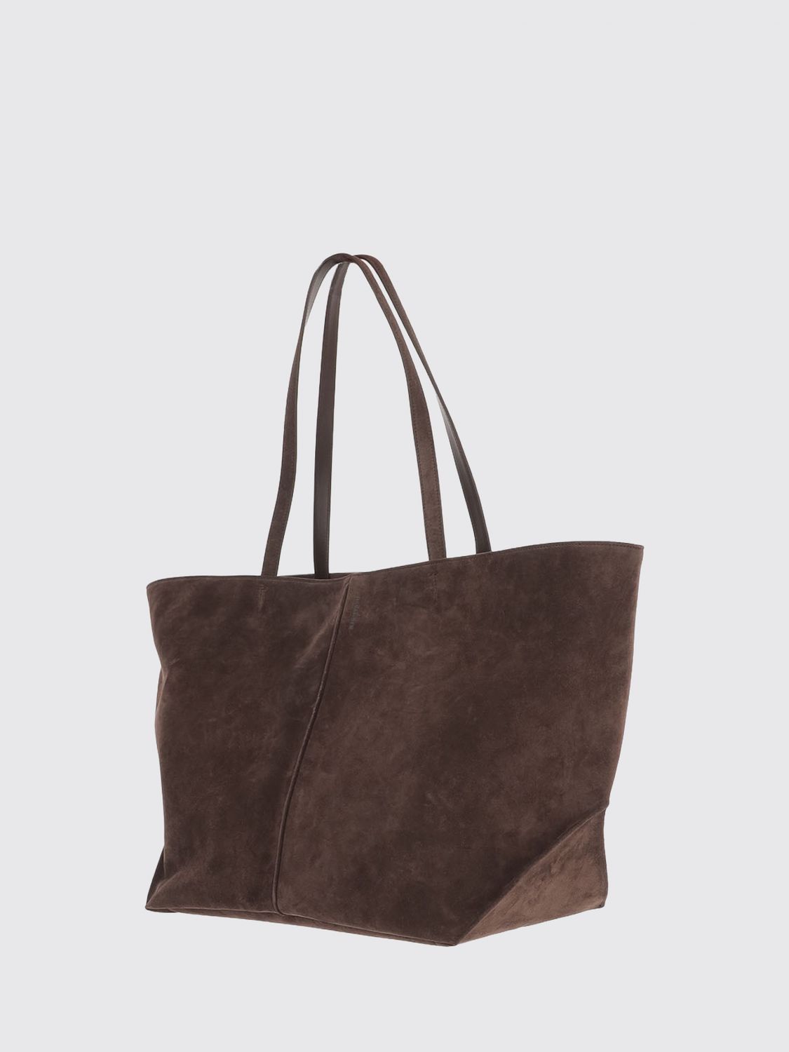 JIL SANDER BORSA TOTE: Borsa tote donna Jil Sander, Marrone - Img 2