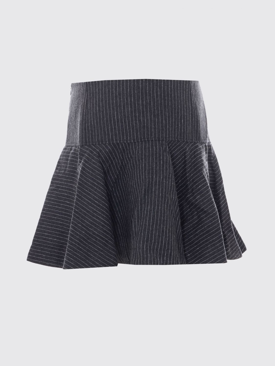 GANNI FALDA: Falda mujer Ganni, Gris - Img 3