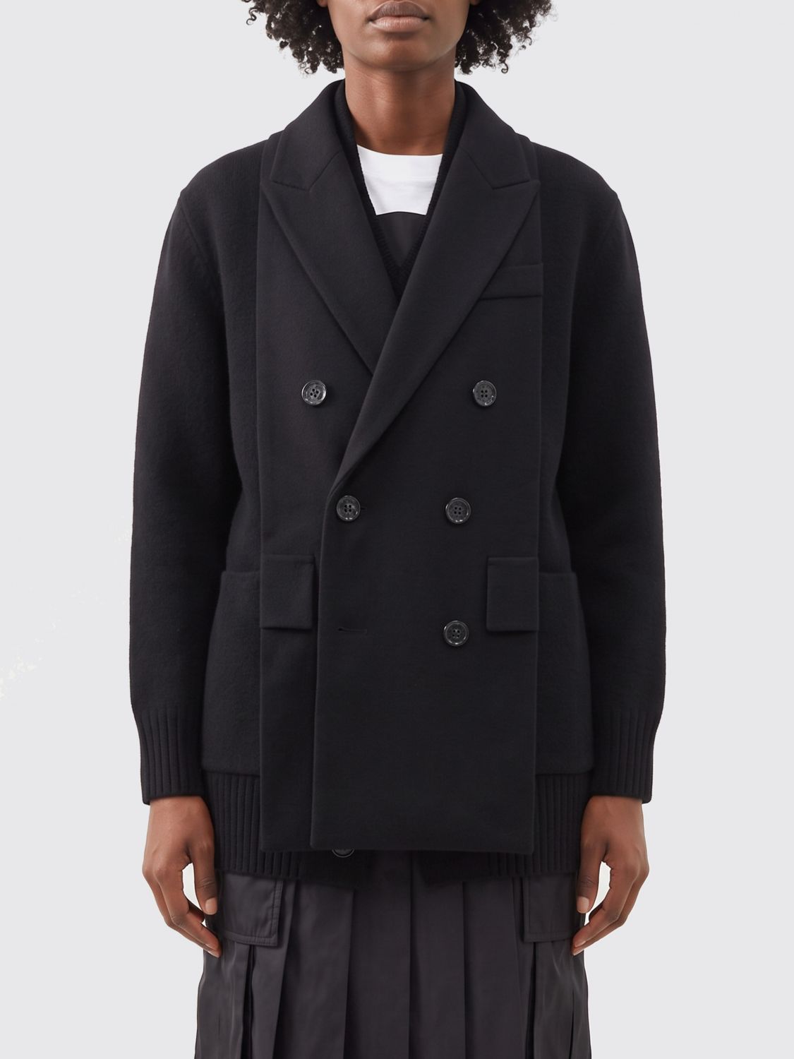 SACAI PULL: Pull femme Sacai, Noir - Img 1
