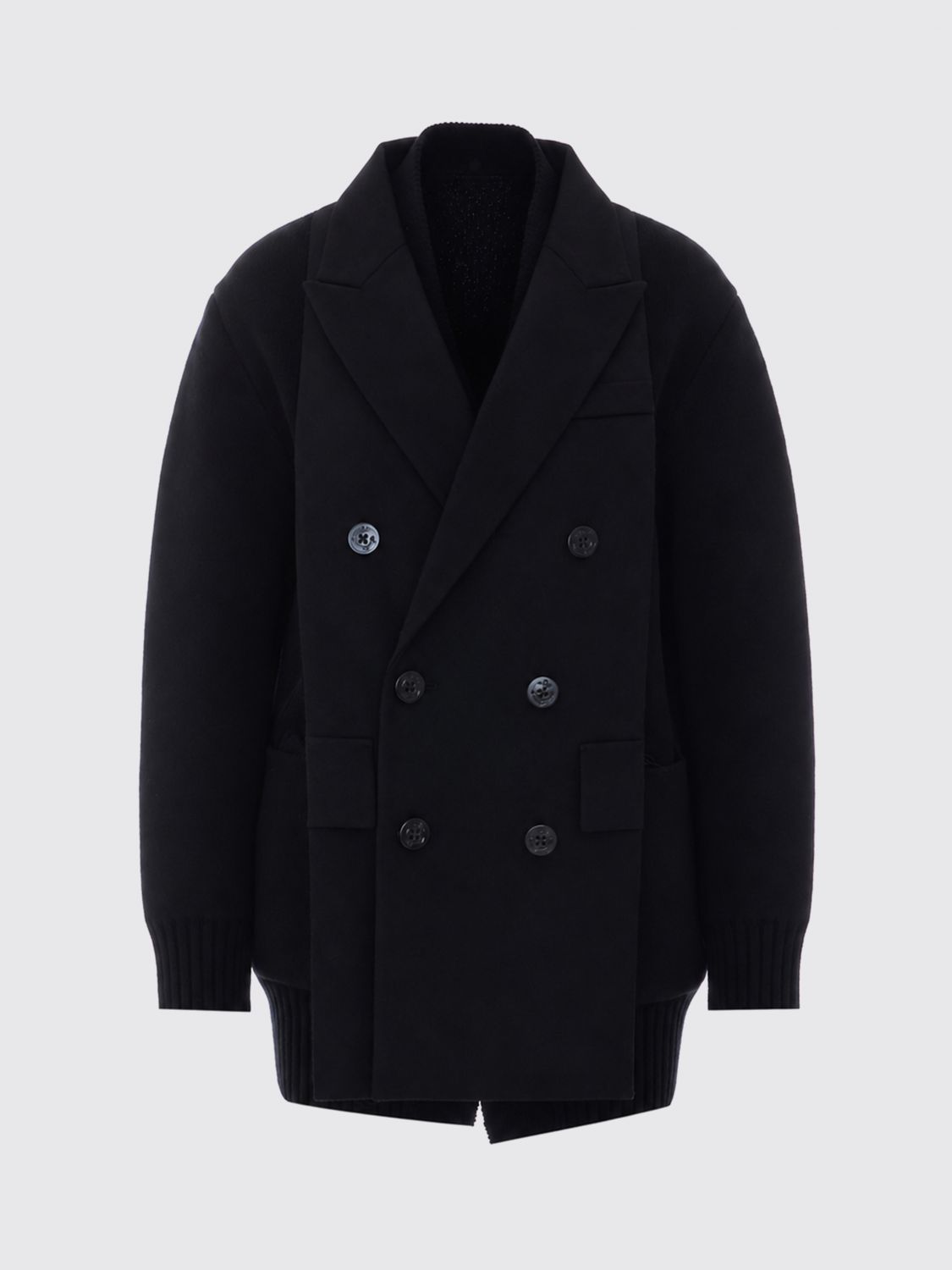 SACAI PULL: Pull femme Sacai, Noir - Img 2