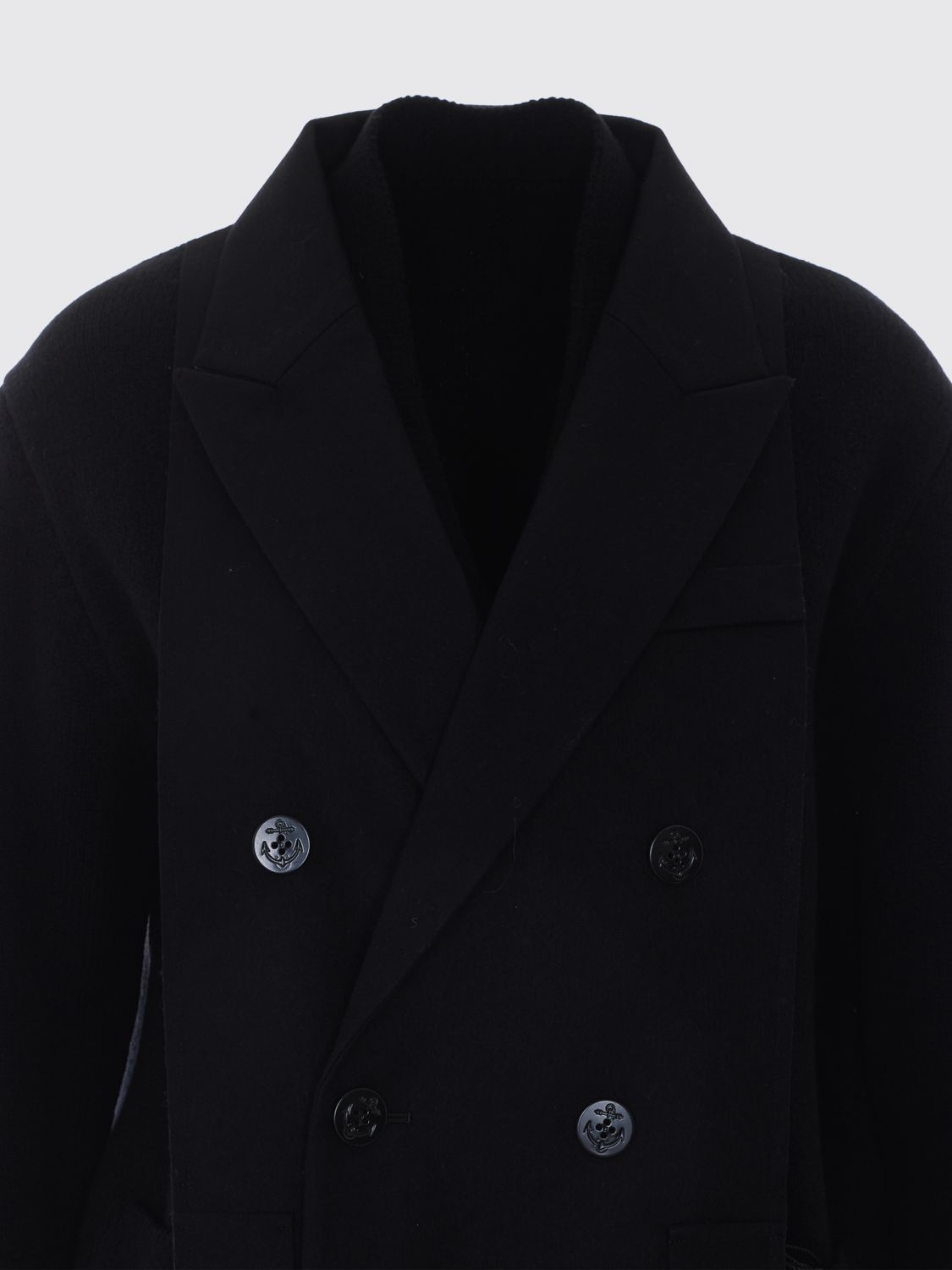 SACAI PULL: Pull femme Sacai, Noir - Img 4