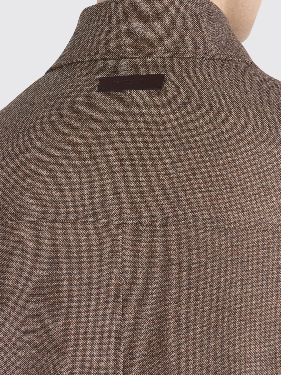PAOLO PECORA JACKET: Jacket men Paolo Pecora, Brown - Img 3