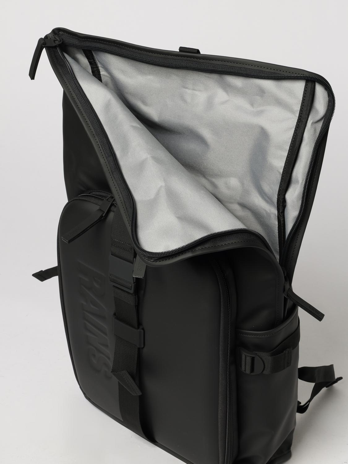 RAINS BACKPACK: Backpack men Rains, Black - Img 4