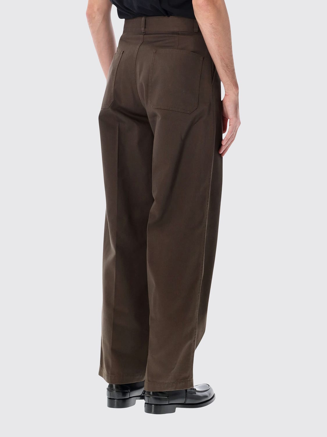 LEMAIRE PANTS: Pants men Lemaire, Green - Img 2