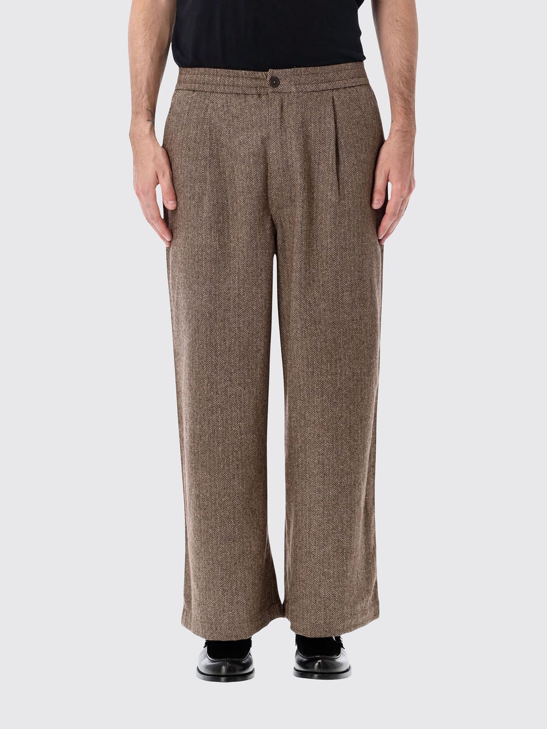 UNIVERSAL WORKS PANTS: Pants men Universal Works, Brown - Img 1