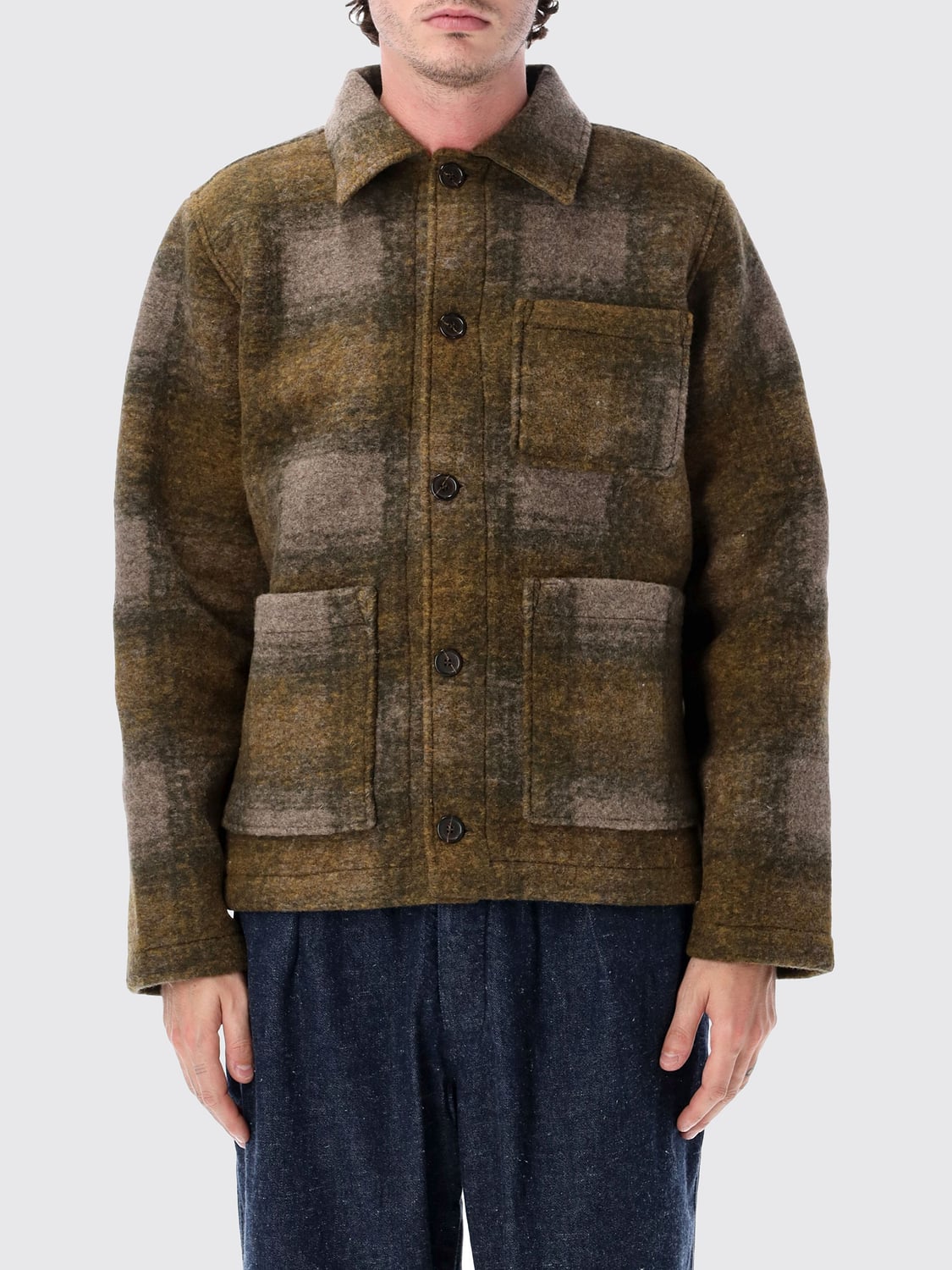 UNIVERSAL WORKS JACKET: Jacket men Universal Works, Olive - Img 1