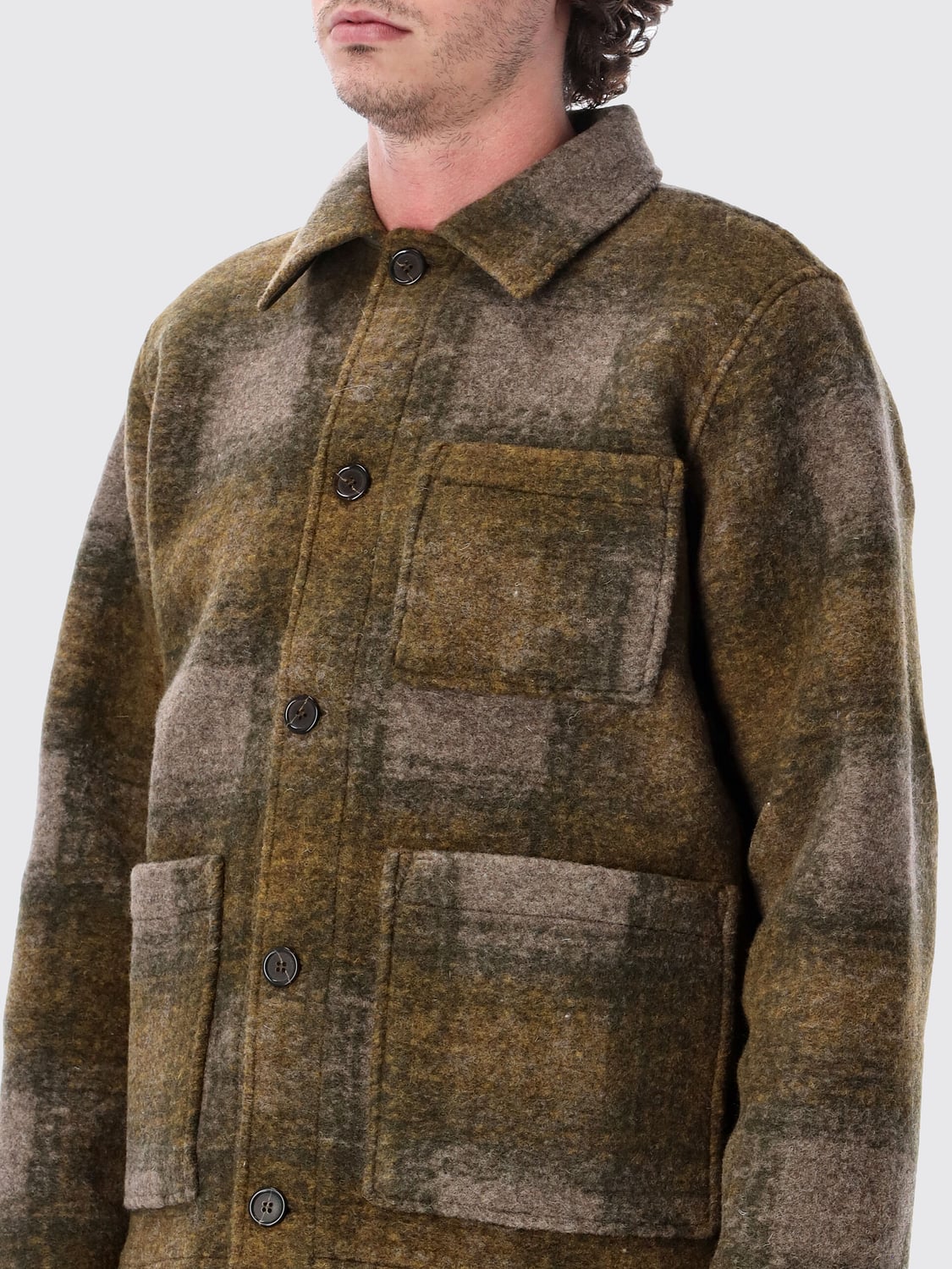 UNIVERSAL WORKS JACKET: Jacket men Universal Works, Olive - Img 3