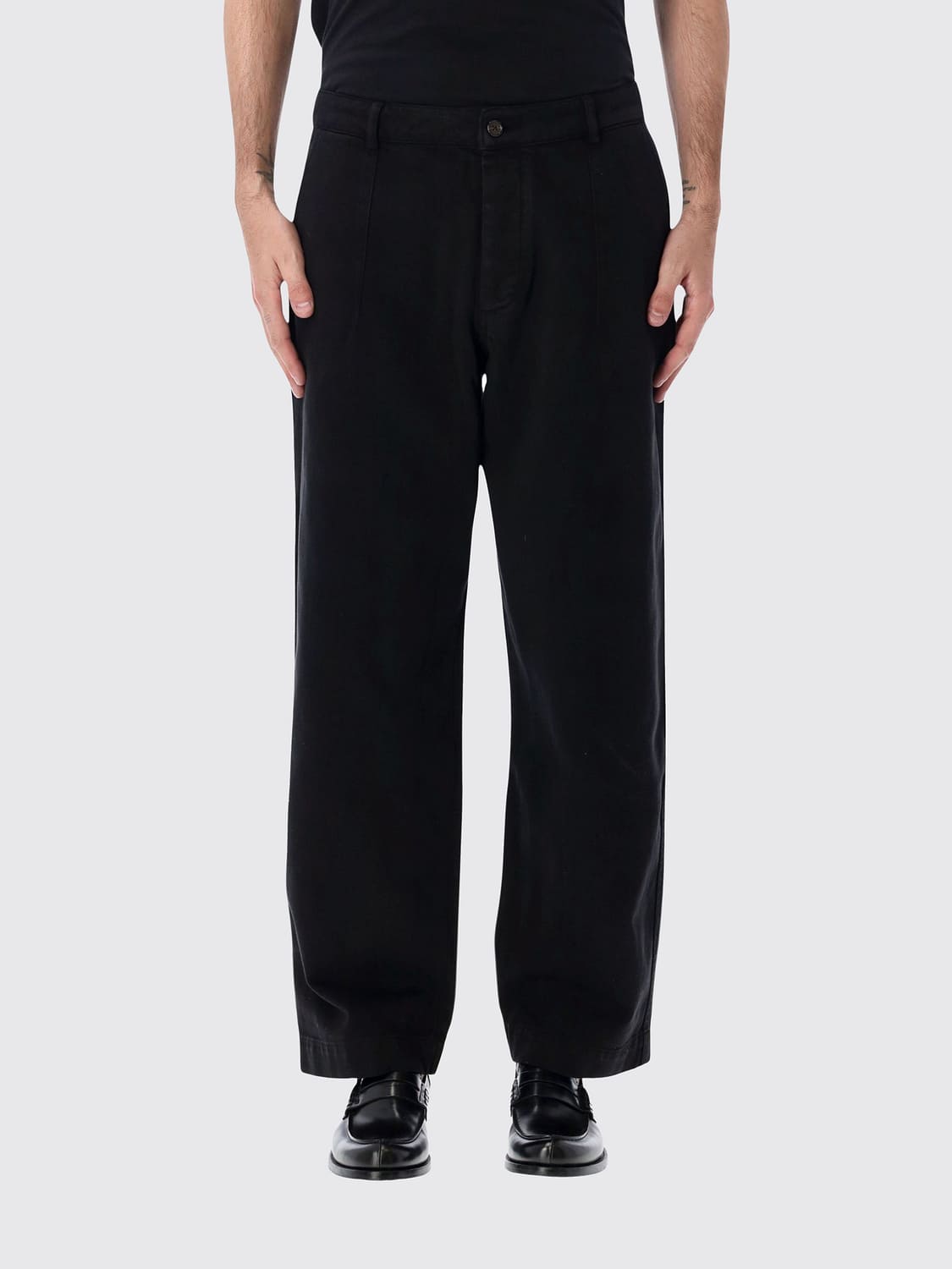 UNIVERSAL WORKS PANTS: Pants men Universal Works, Black - Img 1