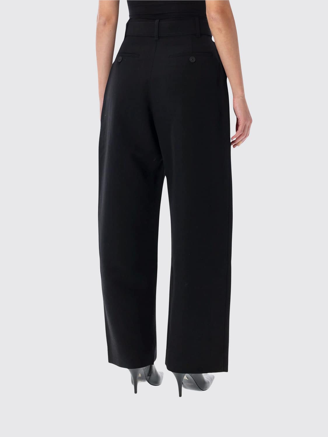 STUDIO NICHOLSON PANTS: Pants woman Studio Nicholson, Black - Img 2