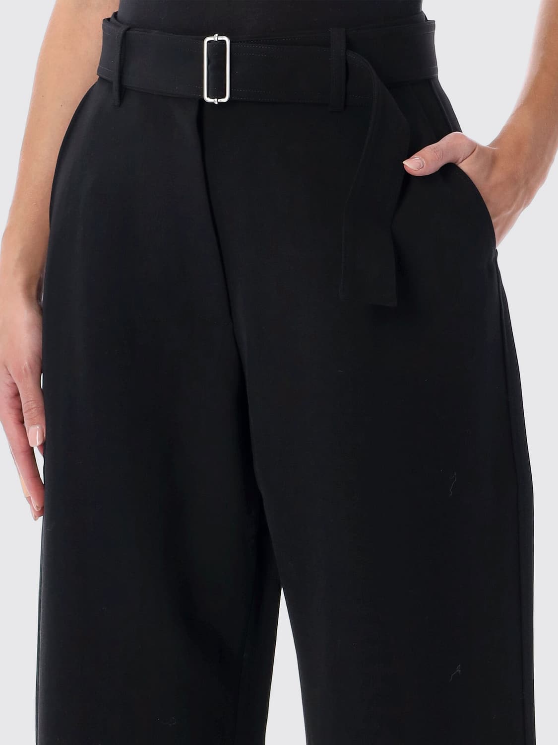 STUDIO NICHOLSON PANTS: Pants woman Studio Nicholson, Black - Img 3