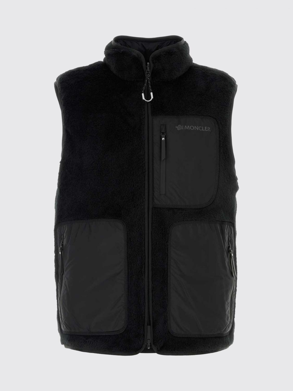 MONCLER ЖИЛЕТ: Куртка Мужское Moncler, Черный - Img 1