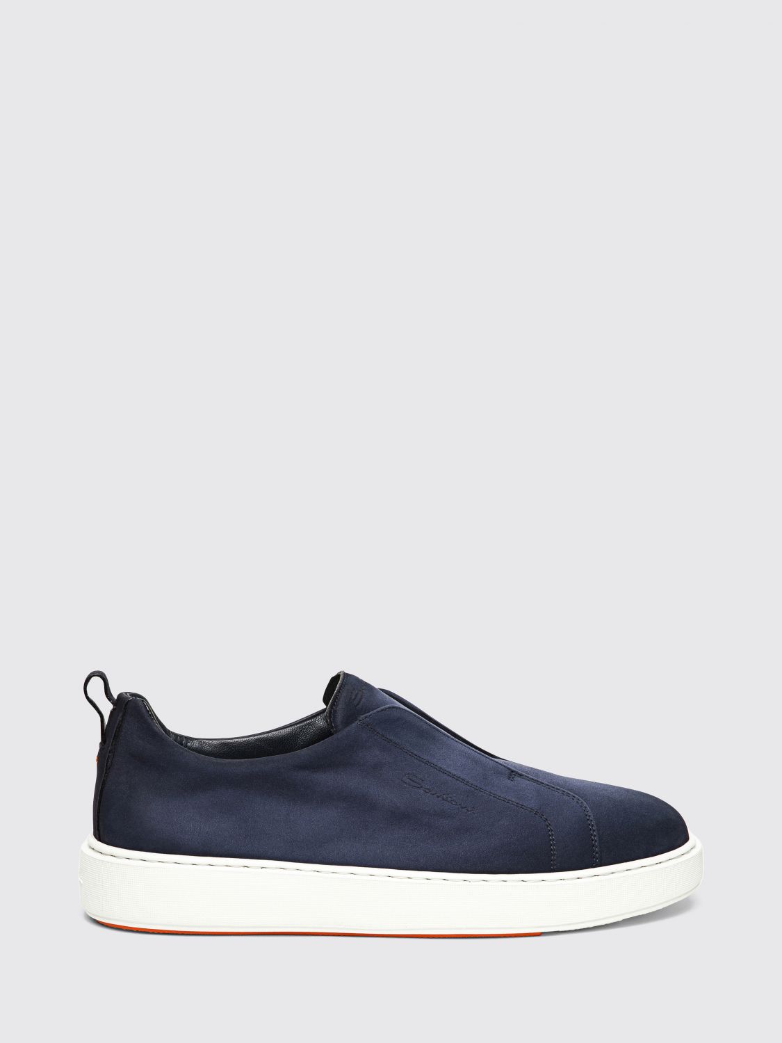 SANTONI SNEAKERS: Sneakers men Santoni, Blue - Img 1