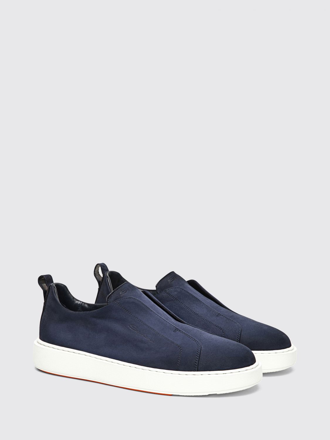 SANTONI SNEAKERS: Sneakers men Santoni, Blue - Img 2