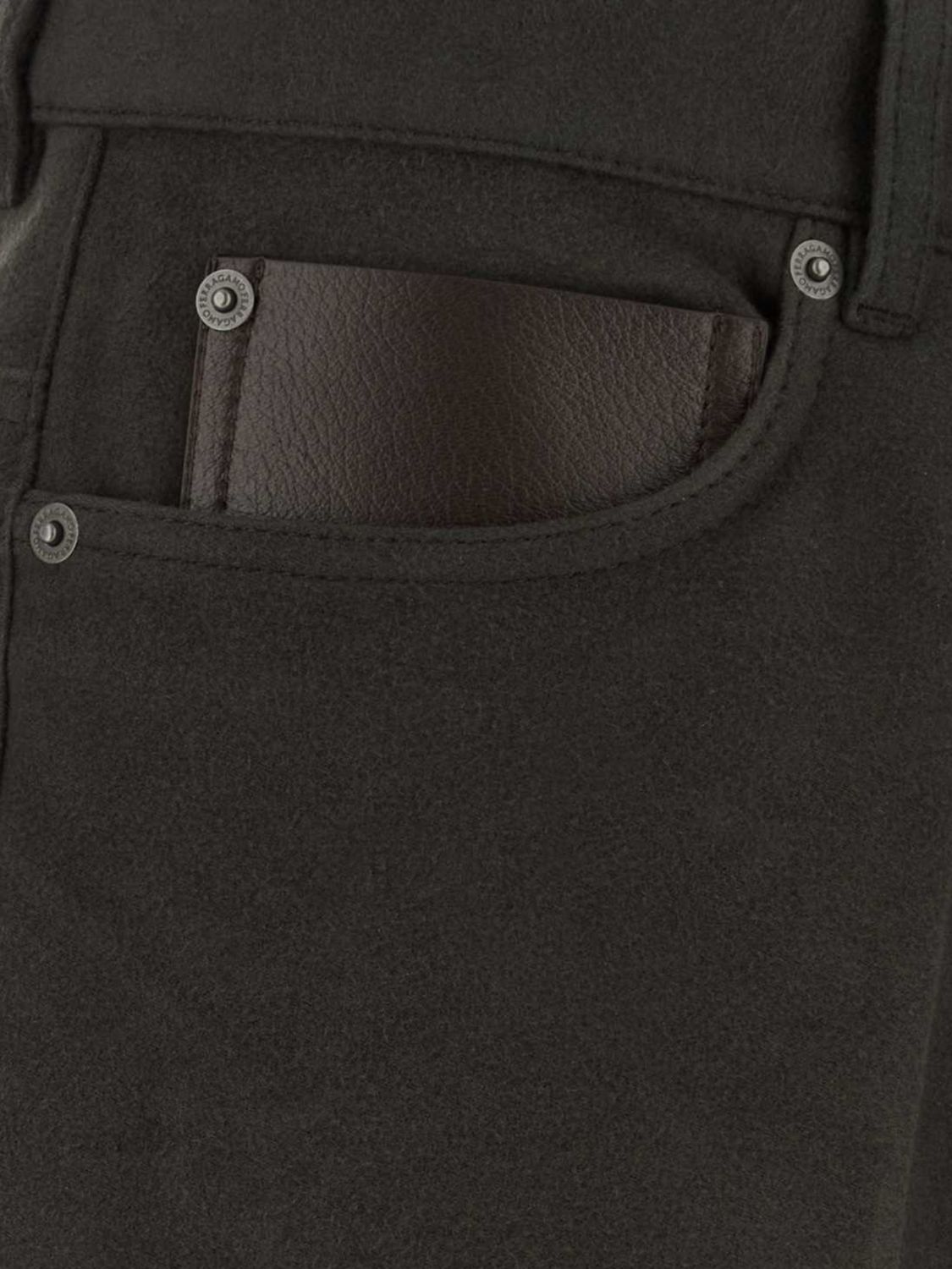 FERRAGAMO PANTALONI: Pantaloni uomo Ferragamo, Marrone - Img 5