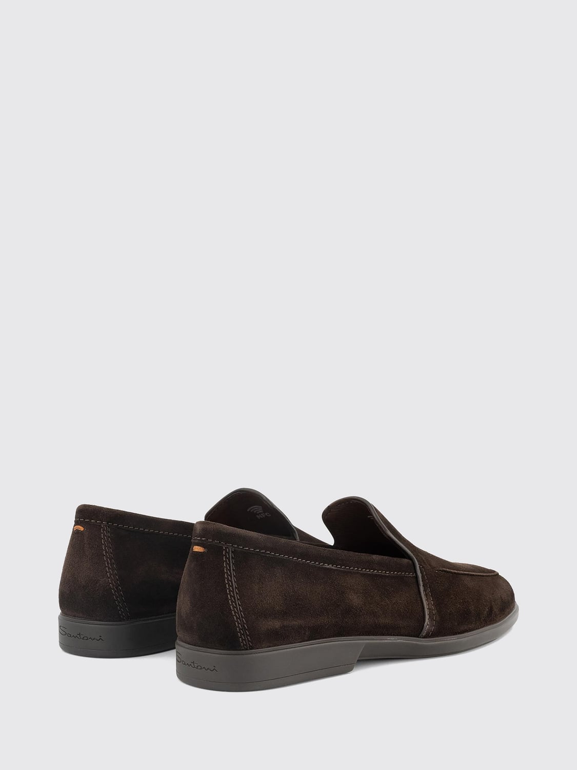 SANTONI MOCASSINS: Mocassins homme Santoni, Marron - Img 3